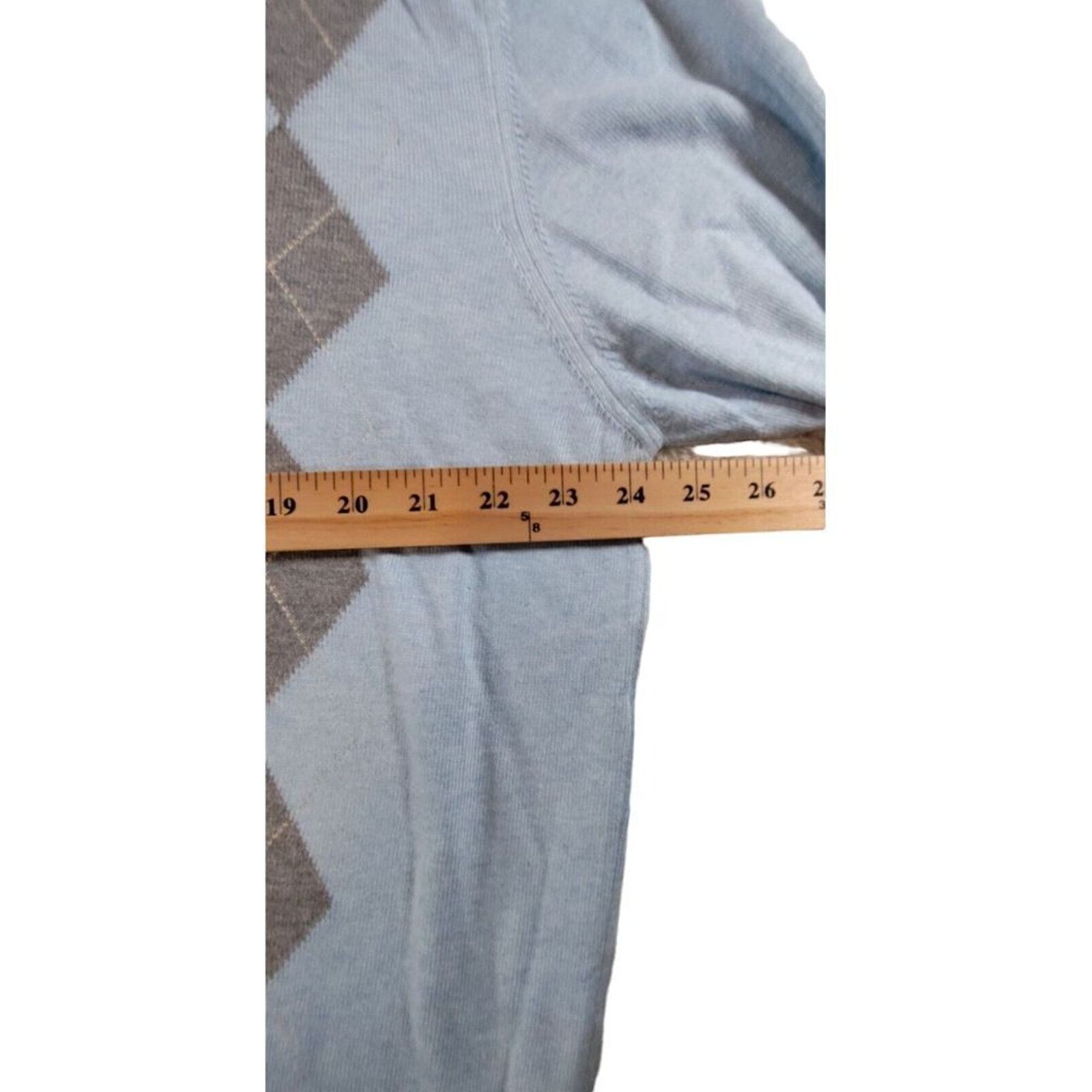 Toscano Toscano Mens Sweater Argyle Diamond XL Made In Italy Size US XL / EU 56 / 4 - 4 Thumbnail