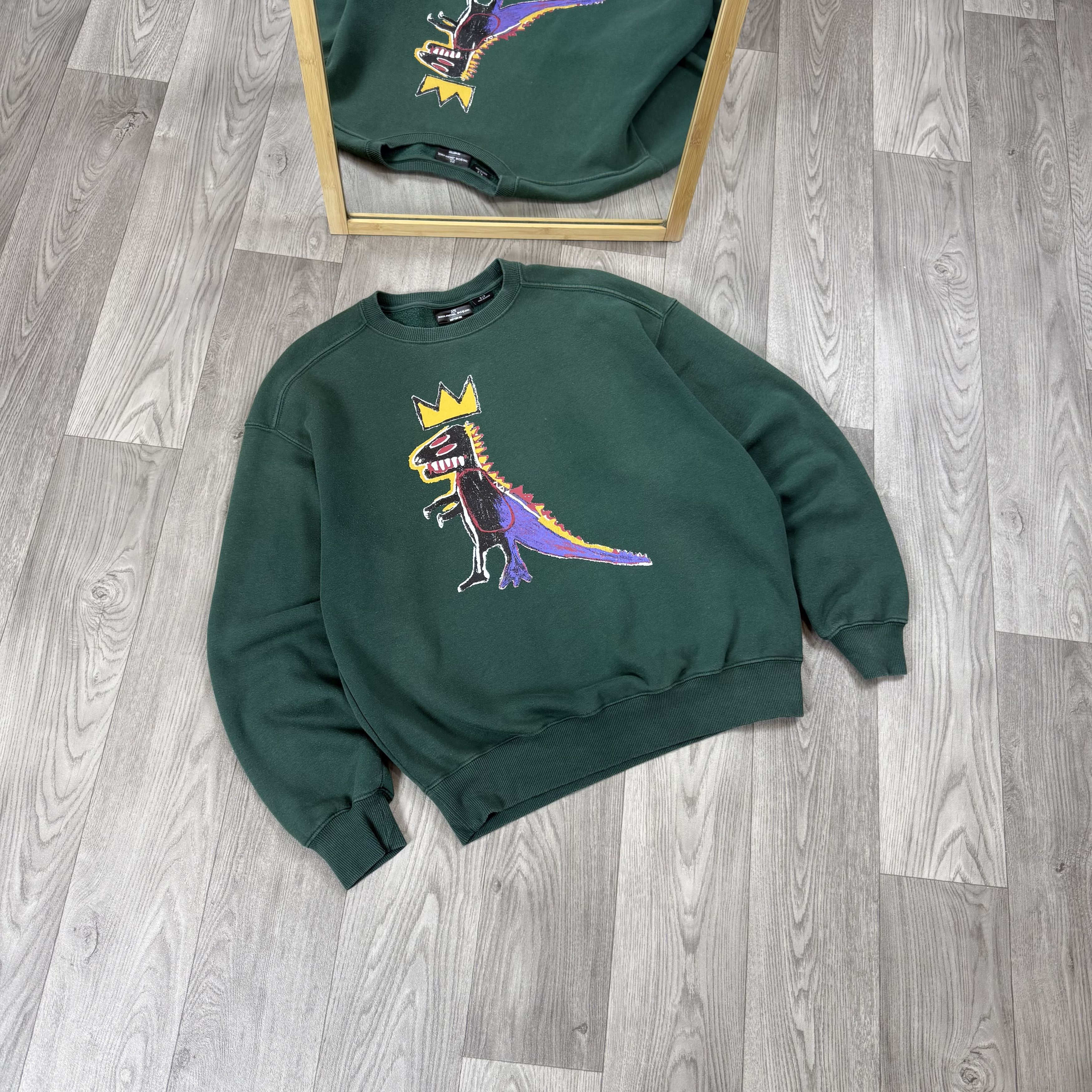 Jean-Michel Basquiat Jean-Michel Basquiat Graphic Dino Crewneck Sweatshirt Size US S / EU 44-46 / 1 - 2 Thumbnail