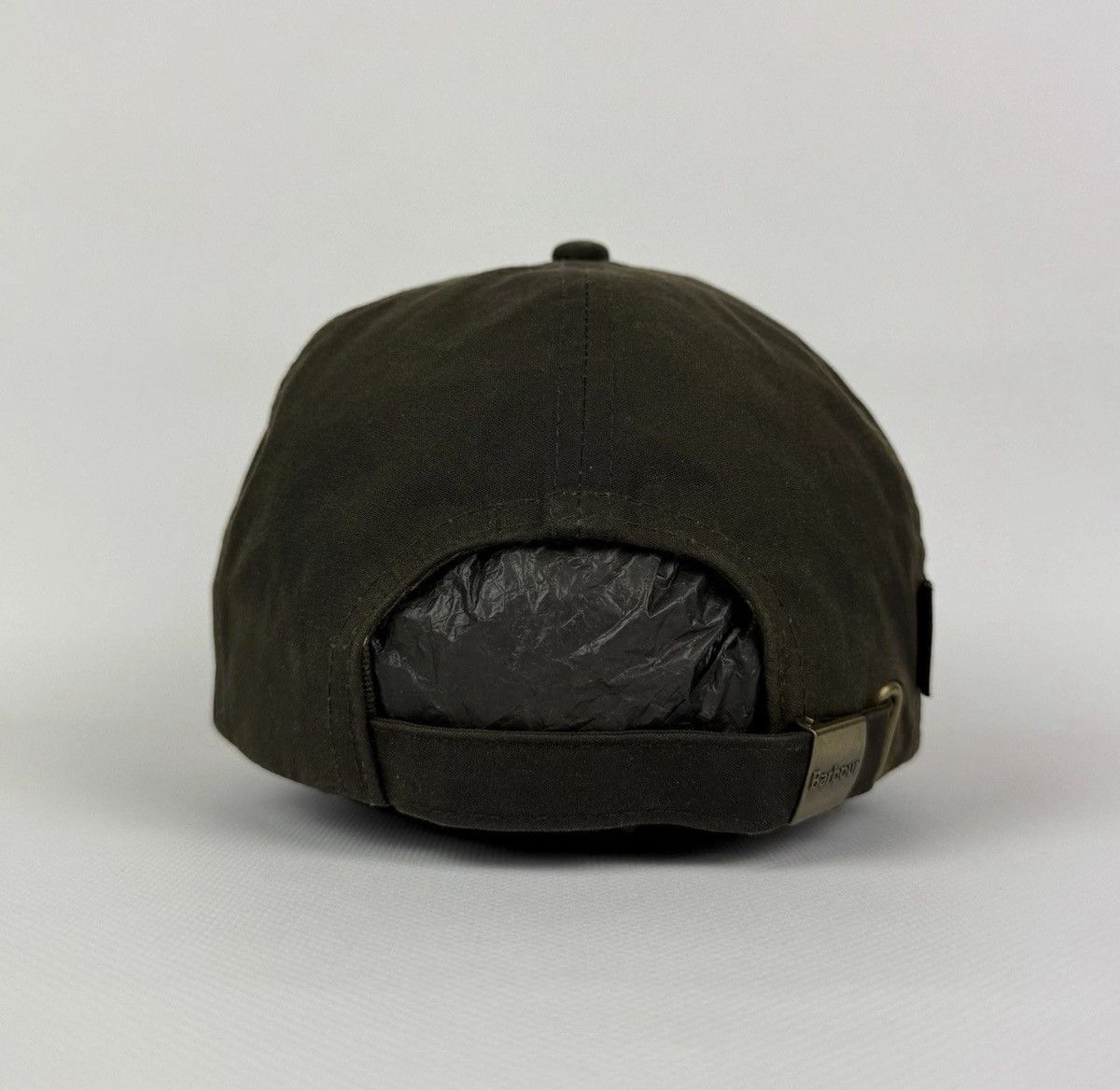 Barbour Barbour Waxed Cotton Baseball Cap Hat One Size Green Top Size ONE SIZE - 9 Thumbnail