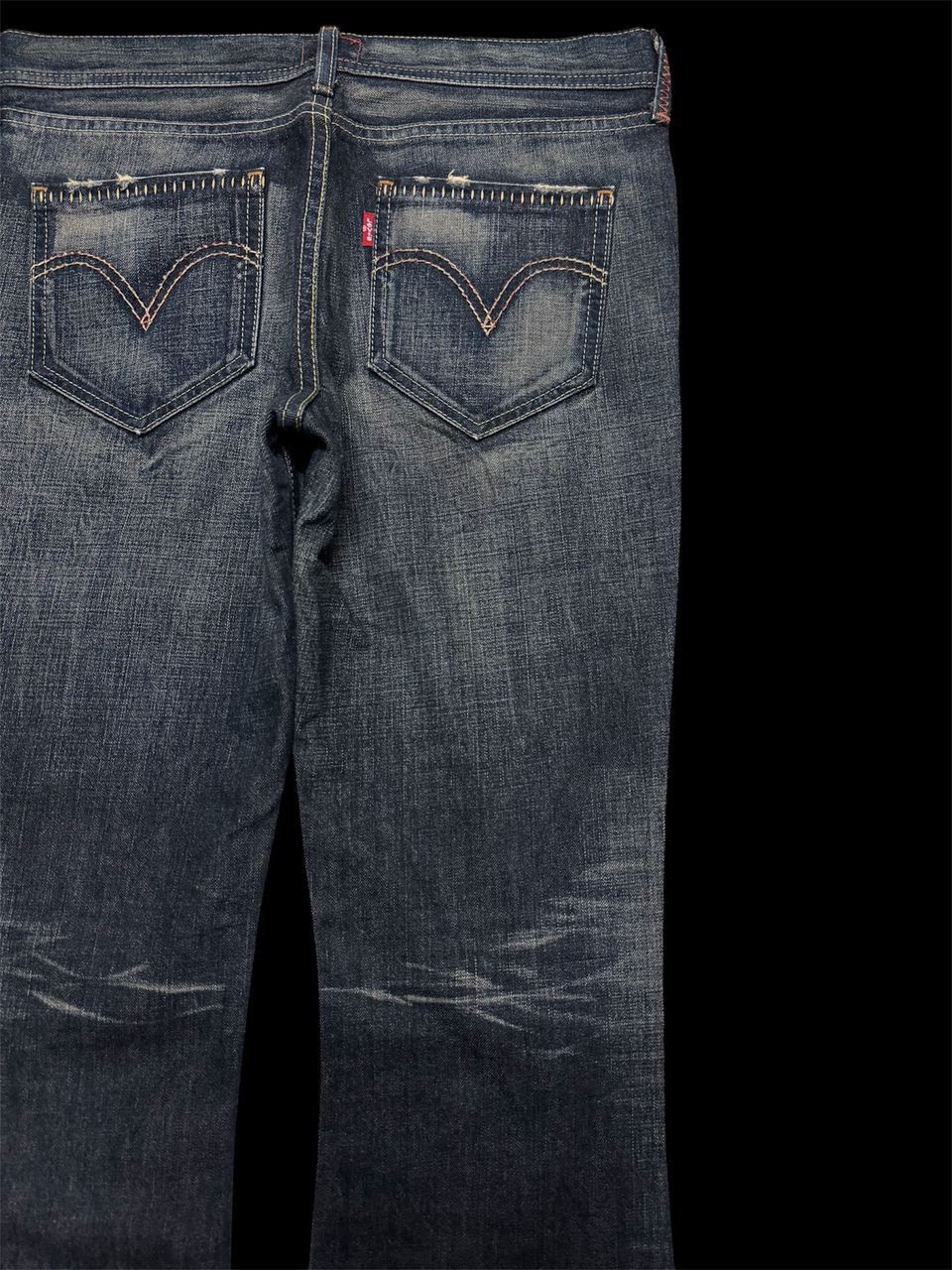 If Six Was Nine Bell Bottom💥90s Levi’s RedLoop Sick Whisker Rusty Bootcut Size US 30 / EU 46 - 17 Thumbnail