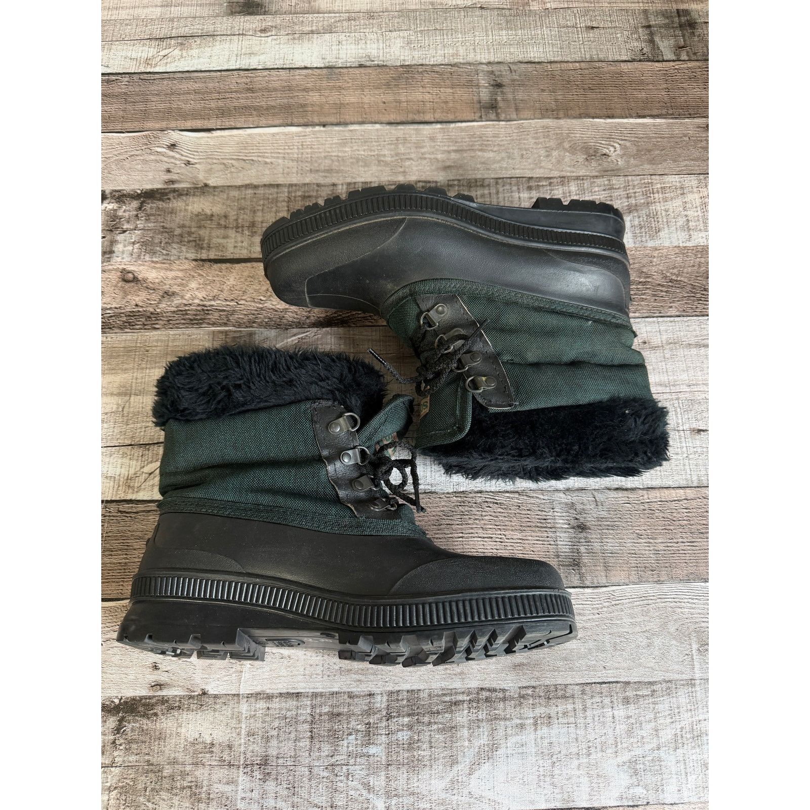 SOREL Sorel Dark Green and Black Winter Boots Women's Size 11 Size US 11 / IT 41 - 9 Thumbnail
