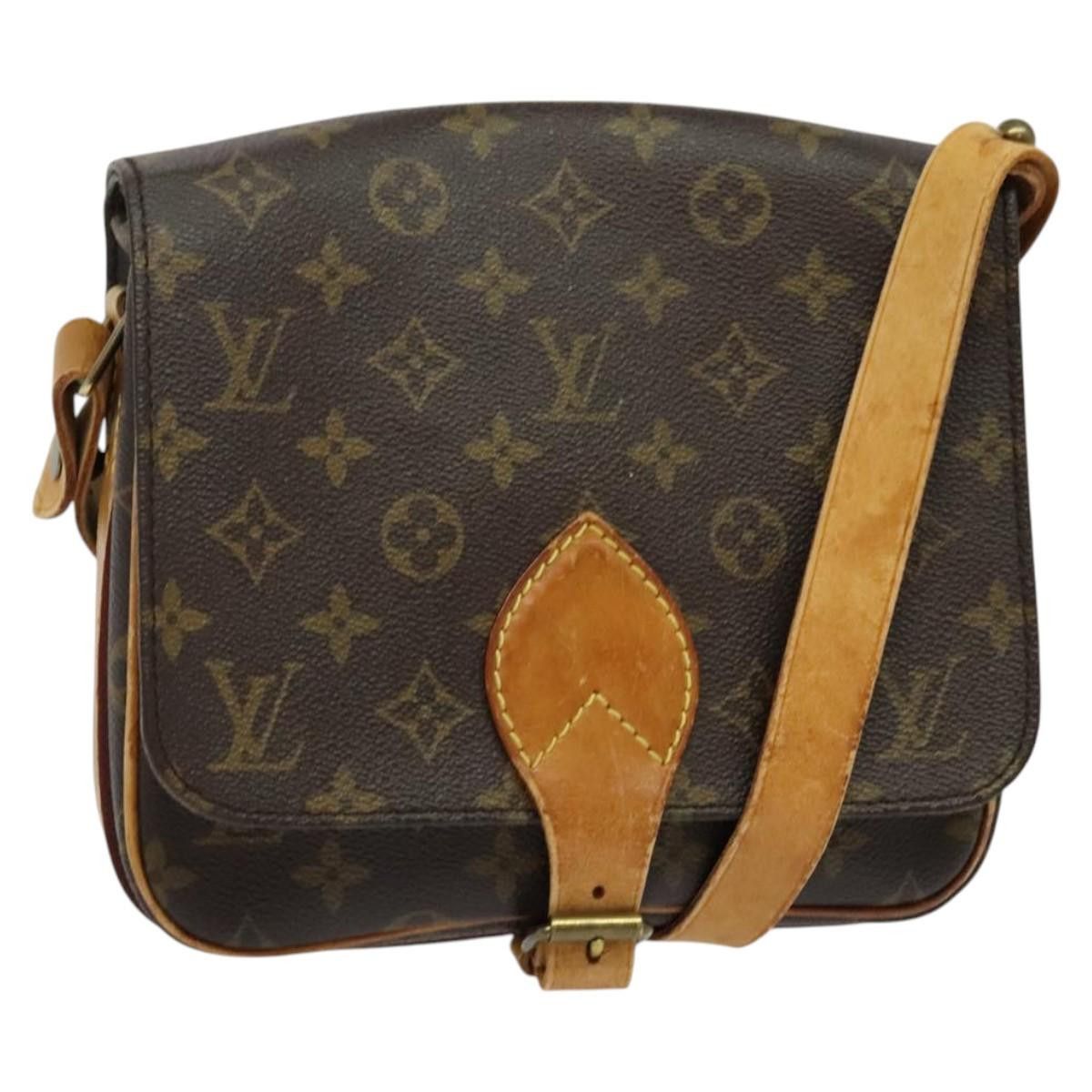 Louis Vuitton Monogram Cartouchiere Mm Shoulder Bag M51253 Lv Auth Bs24573, Women's