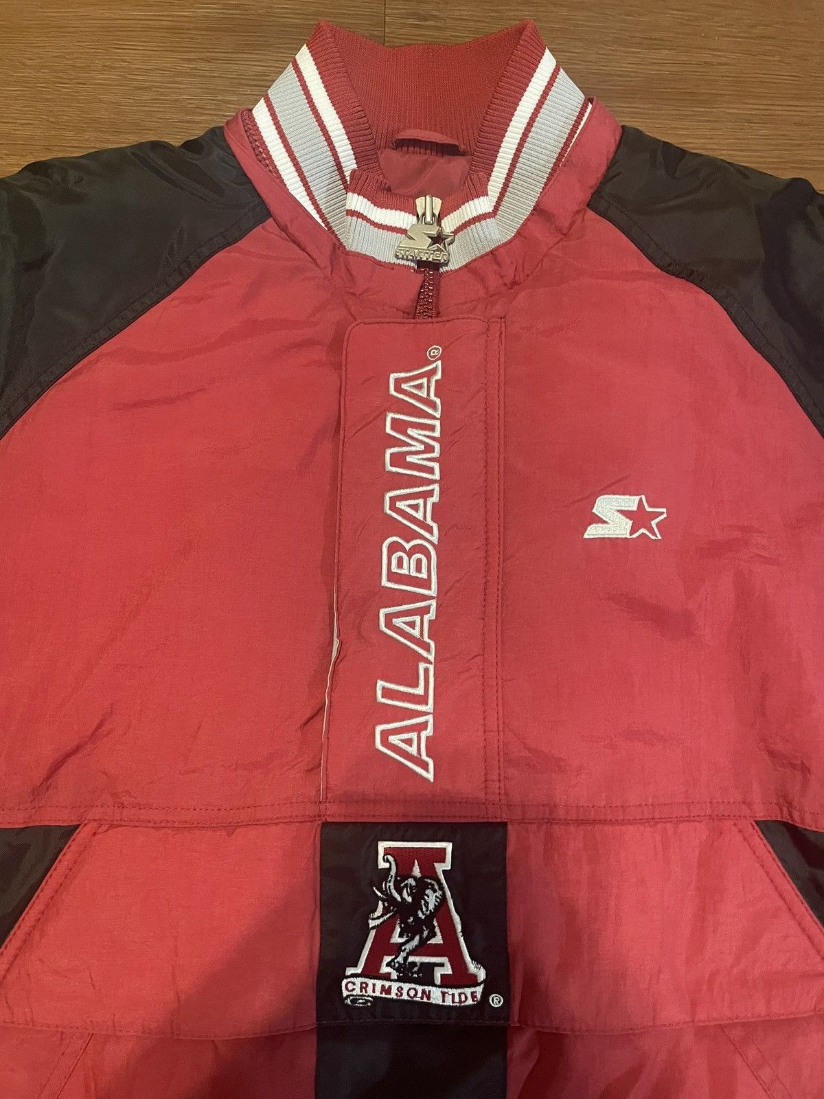 Alabama Crimson Tide Starter Jacket Size Small 90's Logo