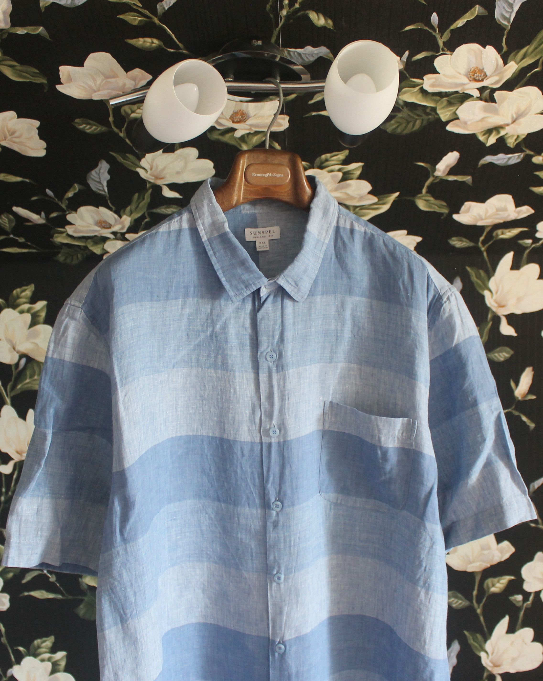 Sunspel Sunspel Linen Short Sleeve Shirt Size US XXL / EU 58 / 5 - 2 Thumbnail