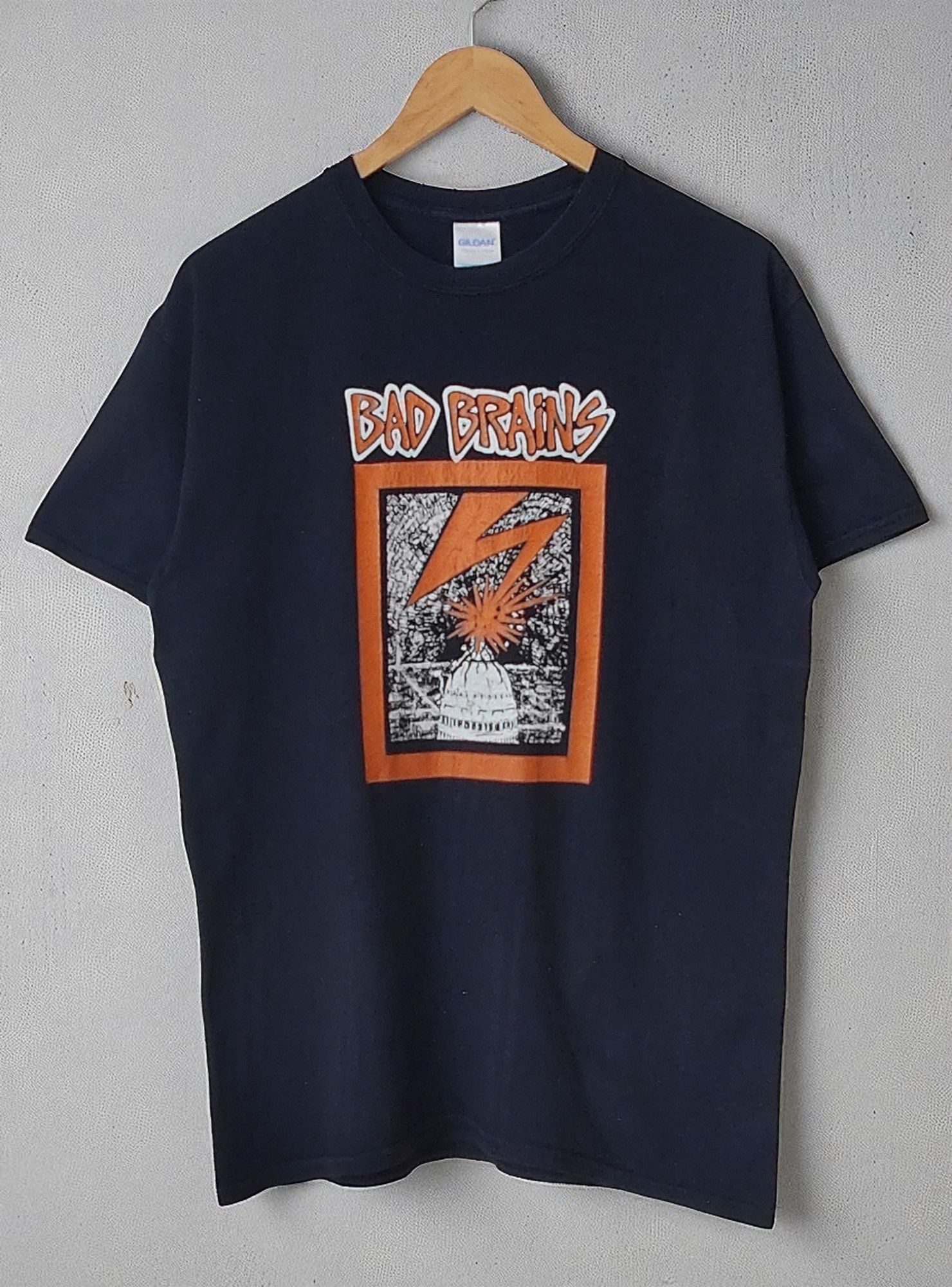 Band Tees Bad Brains Y2K Hardcore Band Vintage Tshirt Size US L / EU 52-54 / 3 - 1 Thumbnail