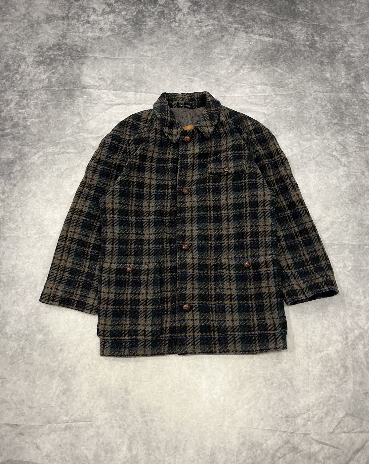 Missoni Uomo Plaid Wool Jacket