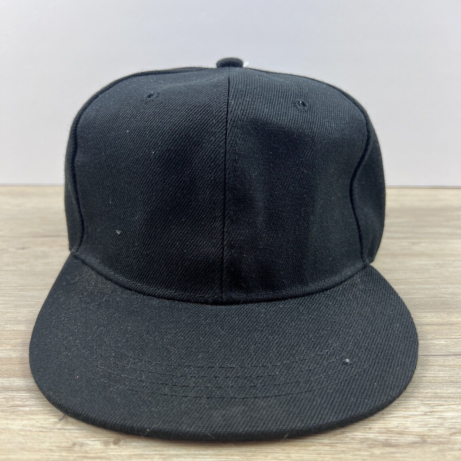 Other Black Snapback Hat Adult Snapback Hat Black Adjustable Hat A Size ONE SIZE - 6 Thumbnail