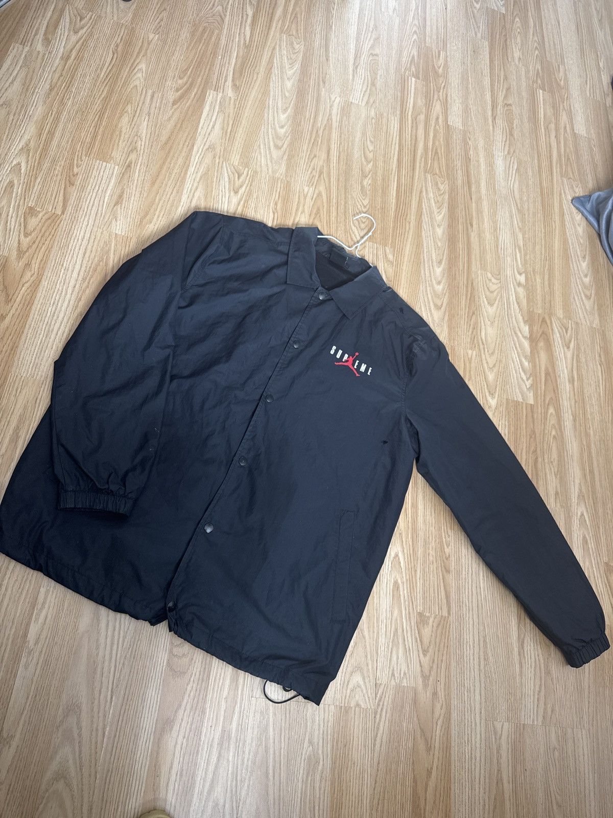 Jordan Brand × Supreme Supreme Jordan Coaches Jacket Size US XL / EU 56 / 4 - 6 Thumbnail