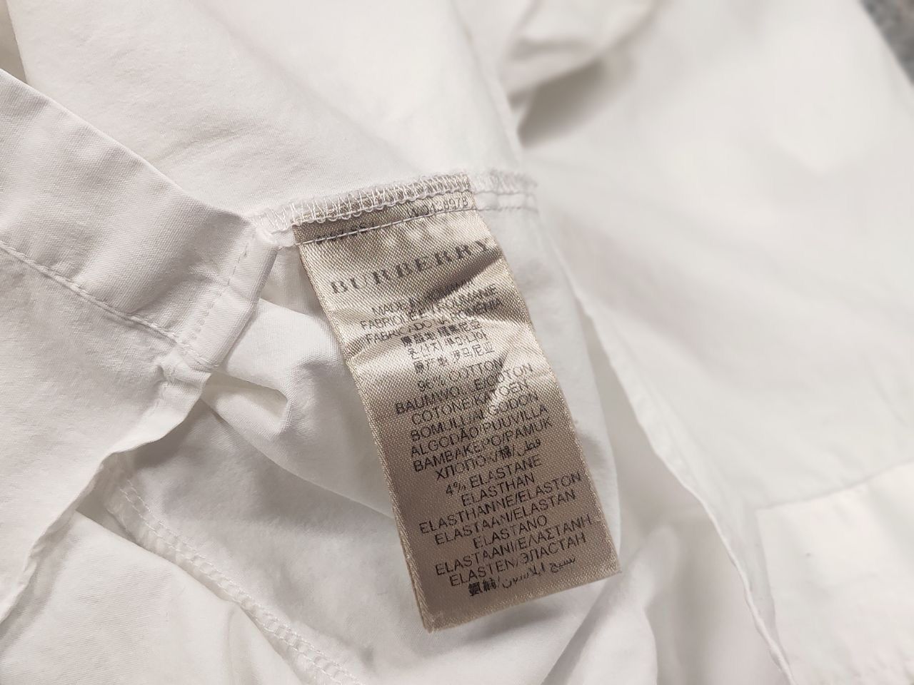 Burberry Vintage Burberry Brit Logo button-down 3/4 sleeves shirt Size XS / US 0-2 / IT 36-38 - 12 Thumbnail
