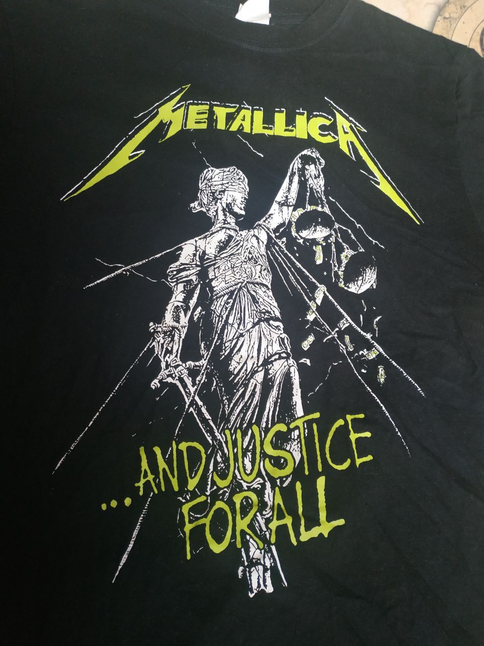Vintage Metallica And Justice For All T-Shirt L Double Sided Track Size US L / EU 52-54 / 3 - 2 Thumbnail