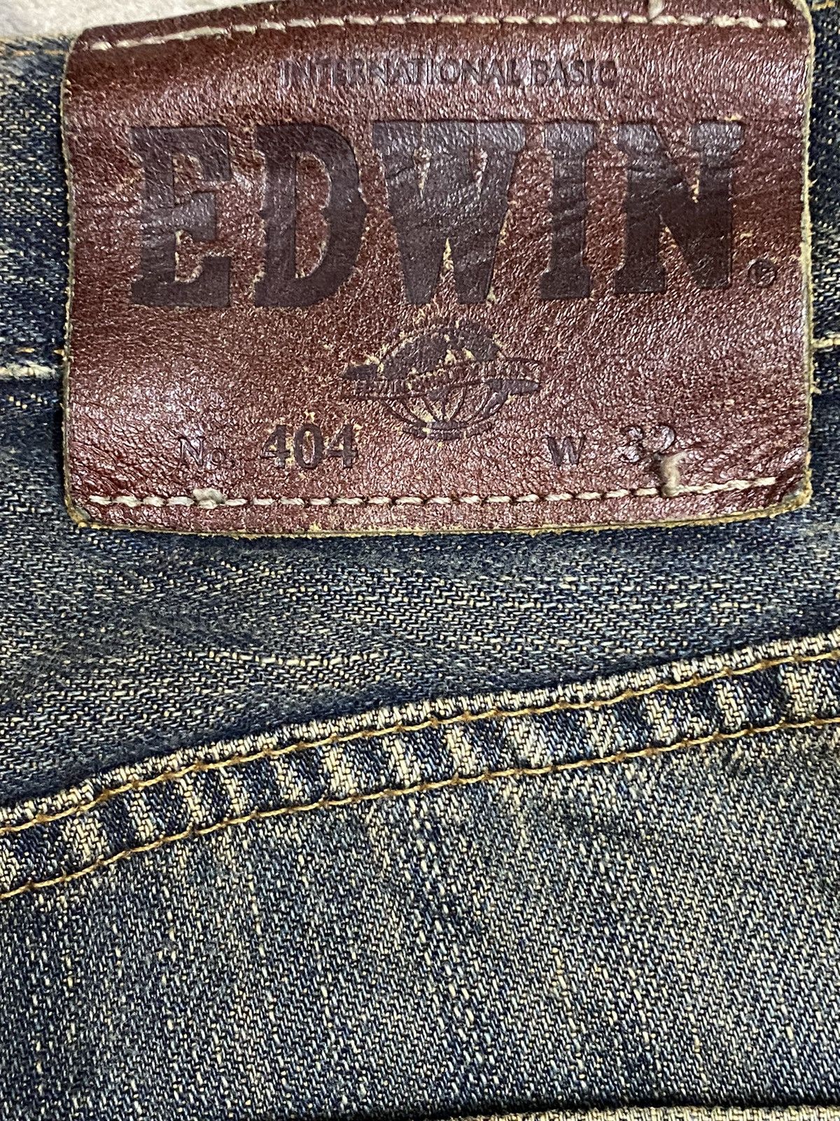 Edwin straight leg jeans with a relaxed Loose jeans