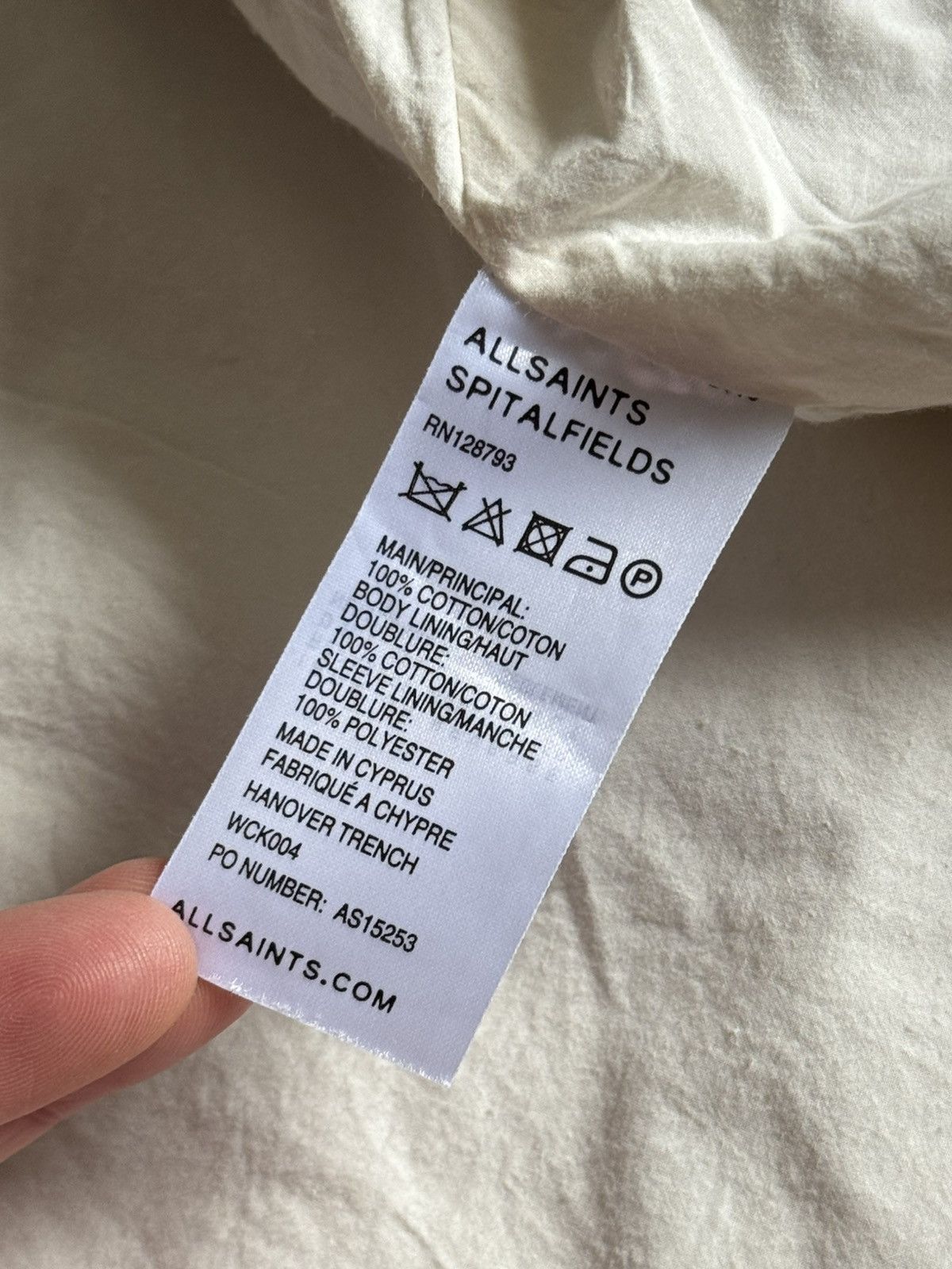 Allsaints AllSaints 12size Hanover Trench coat jacket old money 00s Size XL / US 12-14 / IT 48-50 - 7 Thumbnail