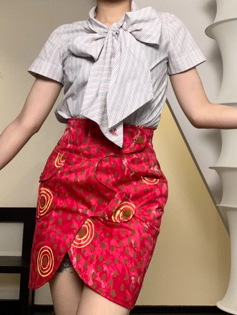 Vivienne Westwood Vivienne Westwood Red Alien Bun Skirt Size 25" / US 0 / IT 36 - 2 Thumbnail