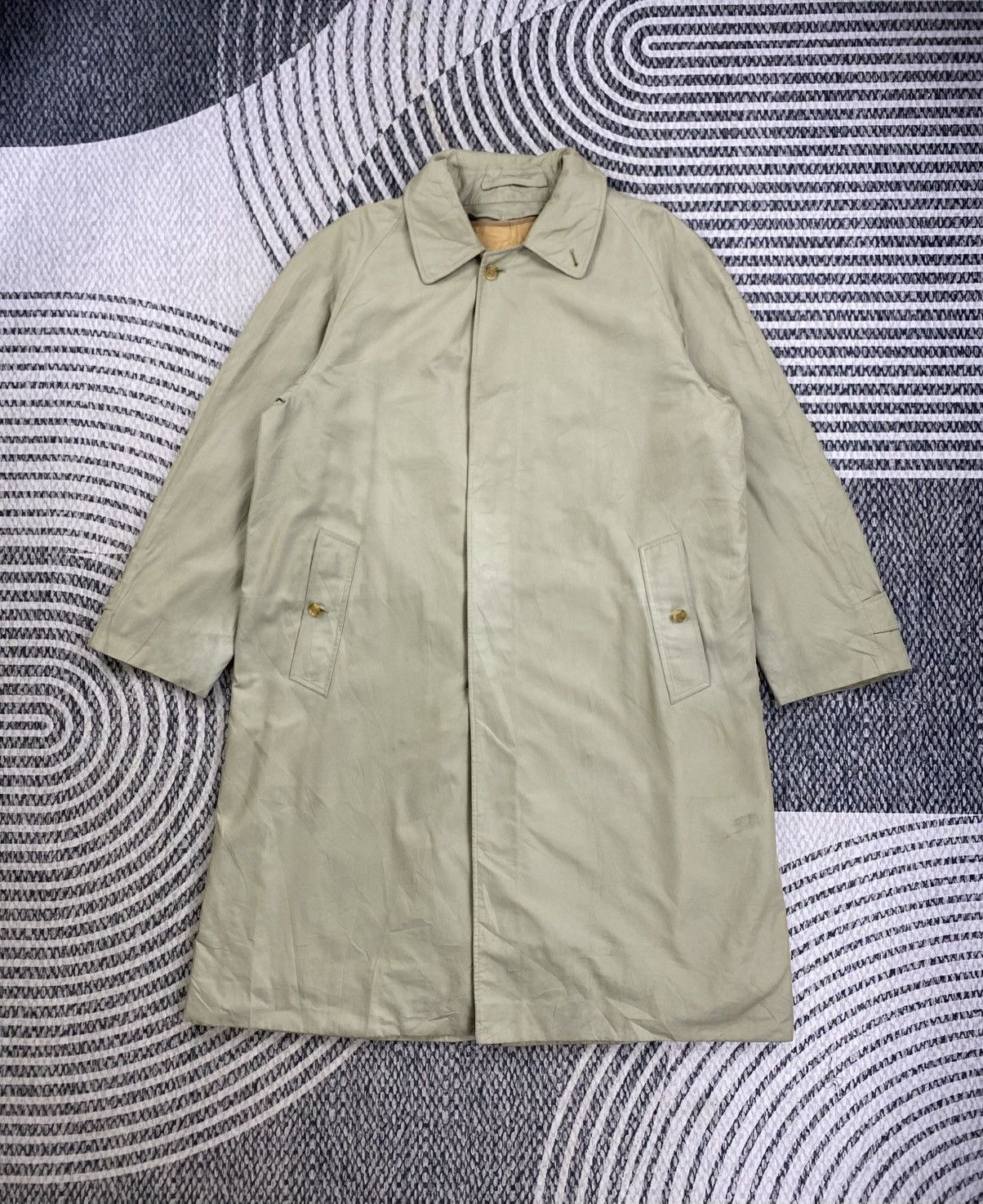 Vintage Burberrys London Nova Check Trench Coat