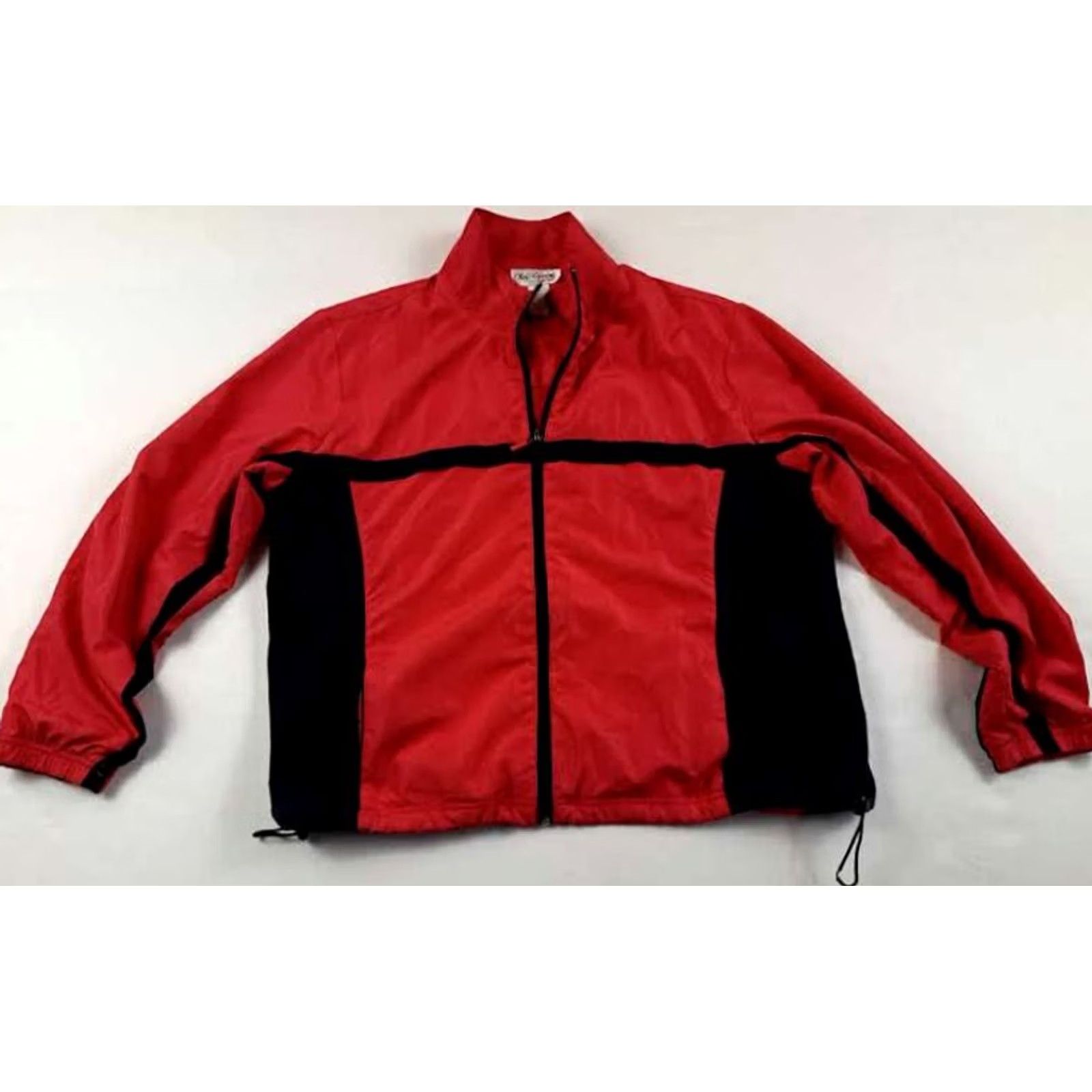Oleg Cassini Oleg Cassini Windbreaker Jacket XL Full Zip Lightweight Nylon Sports Women Light Red T-Shirt? Size XL / US 12-14 / IT 48-50 - 3 Thumbnail