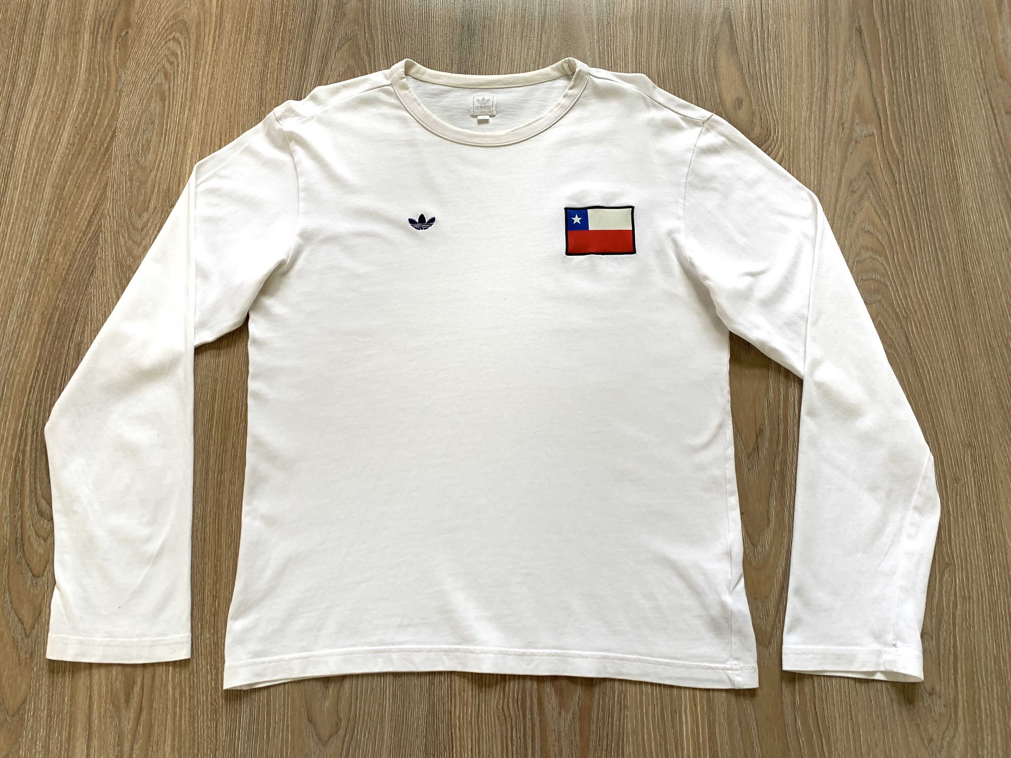 Adidas × Vintage Adidas Originals Chile National Football Team Long Sleeve Size US M / EU 48-50 / 2 - 2 Thumbnail