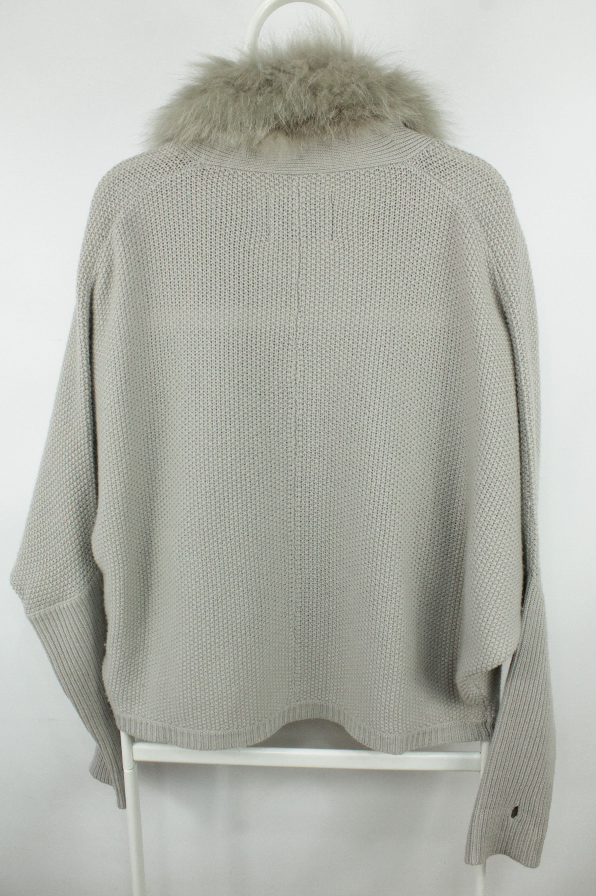 Other MAX&MOI Paris Knit Cashmere Wool Fox Fur Cardigan Jacket Size M / US 6-8 / IT 42-44 - 10 Thumbnail