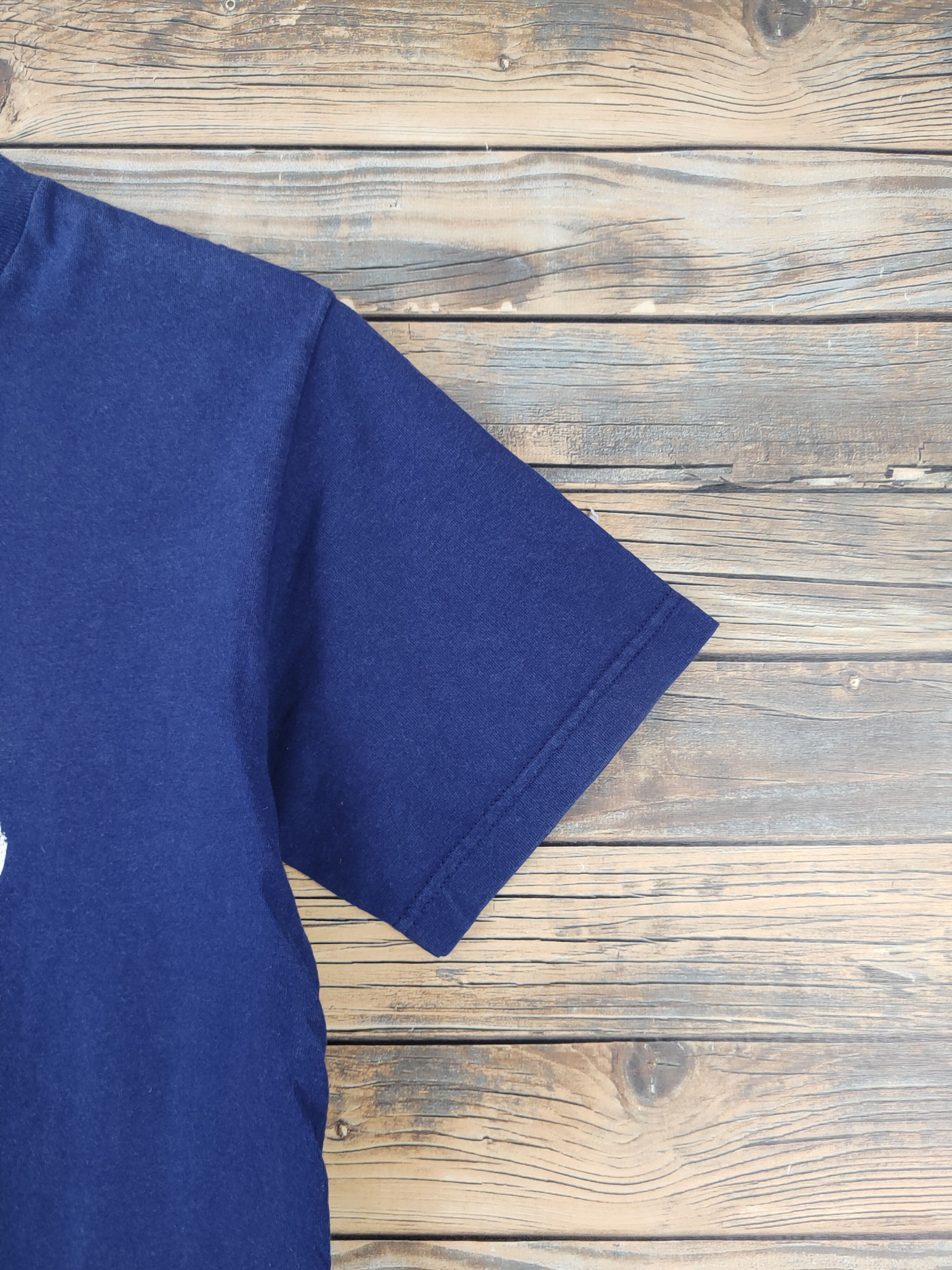 Stussy DL Stussy Blue pair shoe Short Sleeve T-shirt #563 Size US S / EU 44-46 / 1 - 6 Thumbnail