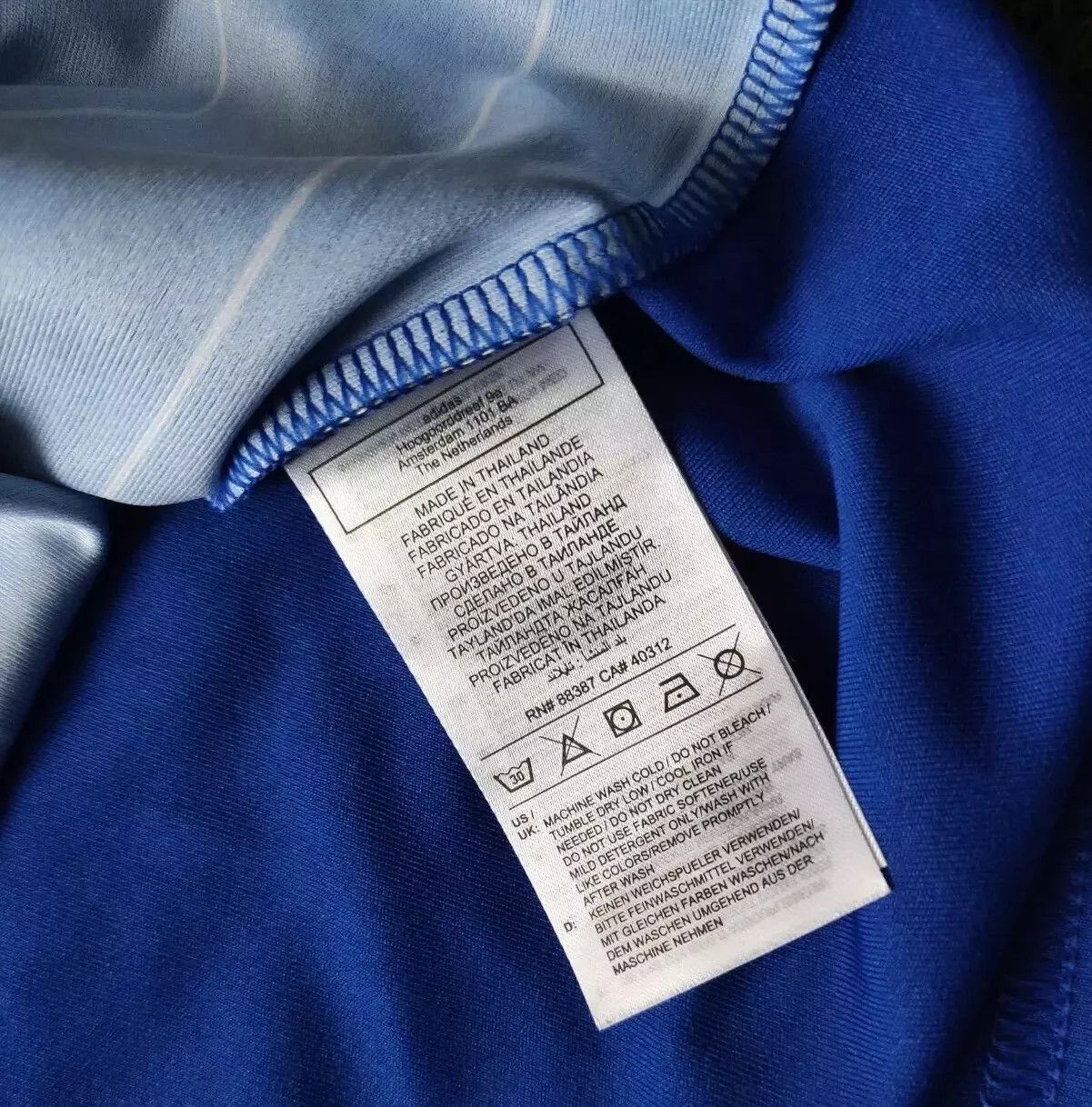 Adidas Hamburger Hamburg 2022 FAN VERSION SHIRT JERSEY GL7248 L Size US L / EU 52-54 / 3 - 5 Thumbnail