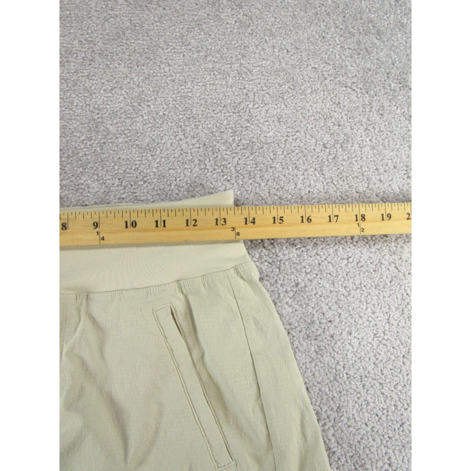 Athleta Athleta Shorts Womens 0 Beige Lightweight Ripstop Chino - Activewear, Casual, Travel - Regular Size 0 - Beige - lightweight, hiking, walking - Womens Size 25" / US 0 / IT 36 - 6 Thumbnail