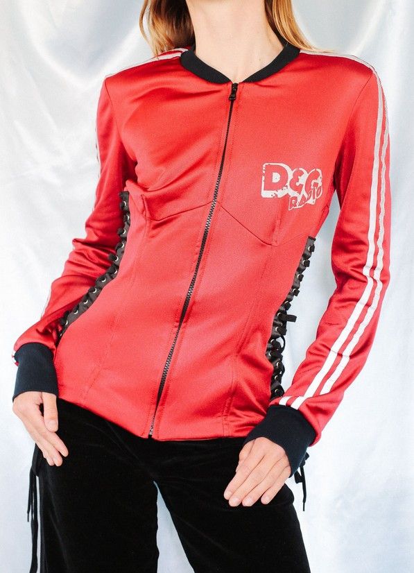 Dolce & Gabbana D&G Dolce and Gabbana Lace-up Corset Zip Jacket Size M / US 6-8 / IT 42-44 - 19 Thumbnail