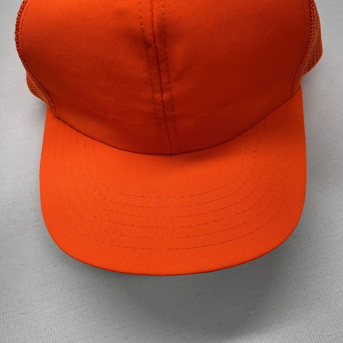 Vintage VTG Duck Bay Hat Cap Orange Trucker Hunting Outdoor Blaze Size ONE SIZE - 3 Thumbnail