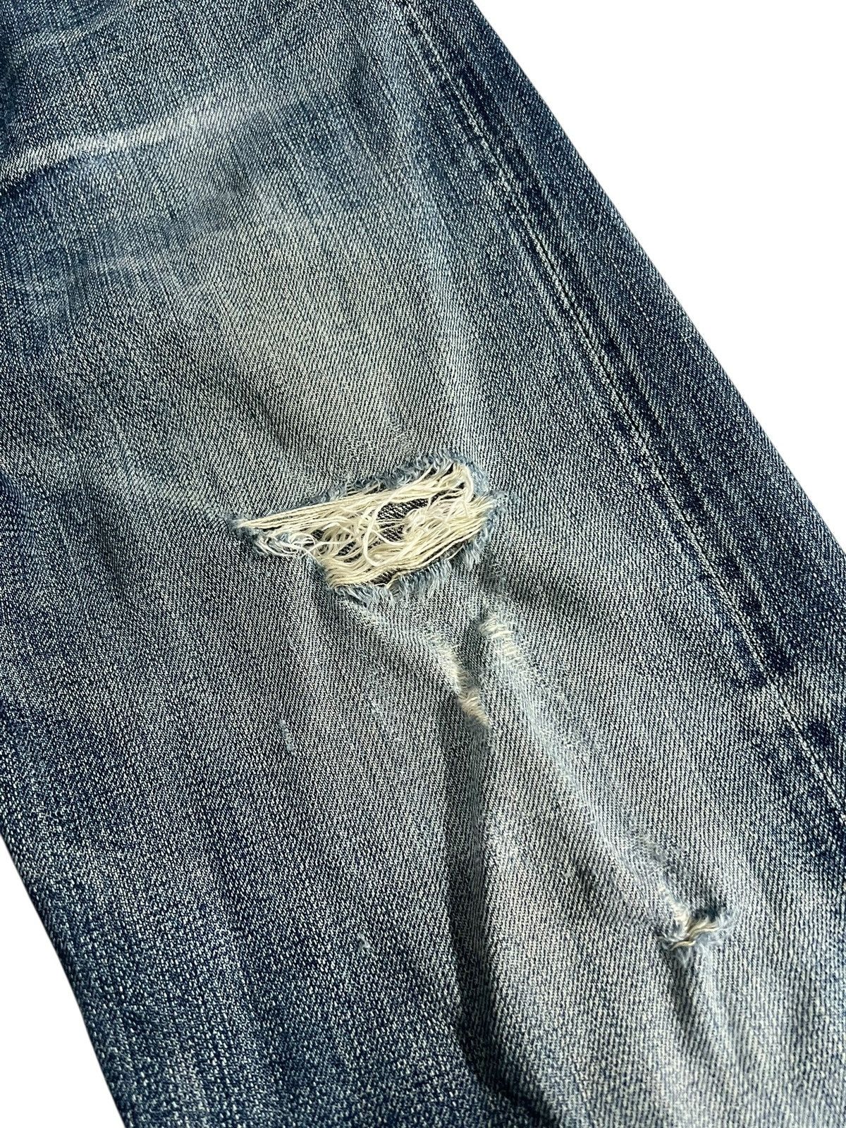 OMNIGOD Vintage Selvedge Omnigod Distress Faded Jean Size US 29 - 5 Thumbnail