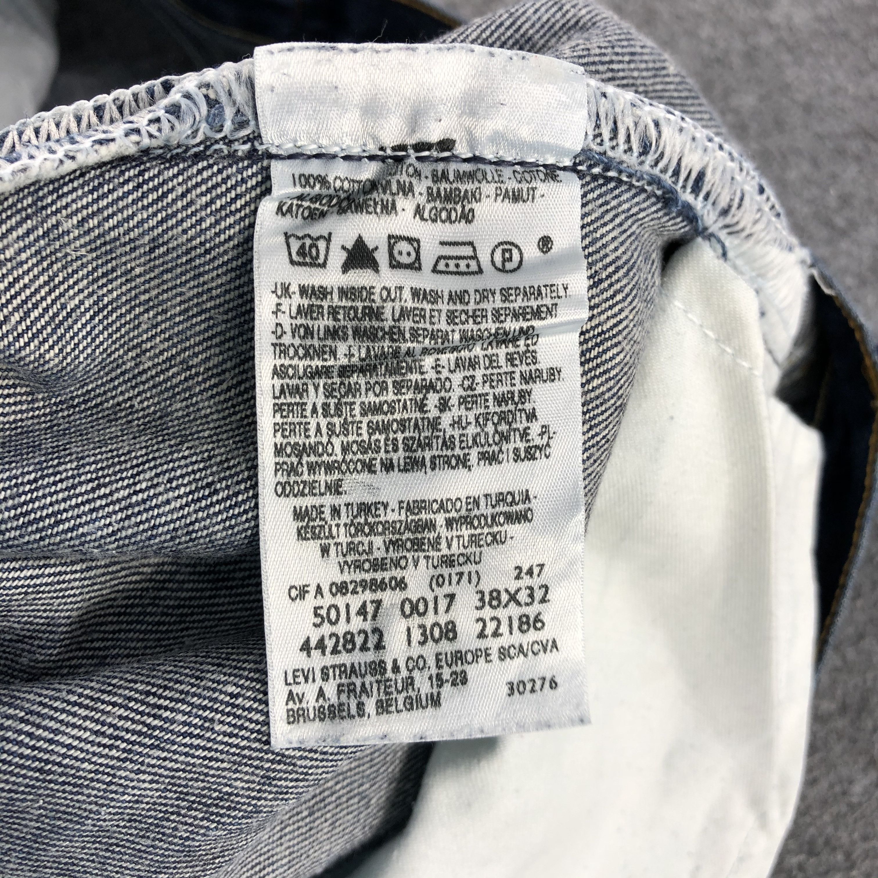 Levi's × Vintage 1947 Special Edition Levis 501 Denim Jeans-JM947 Size US 37 - 9 Thumbnail