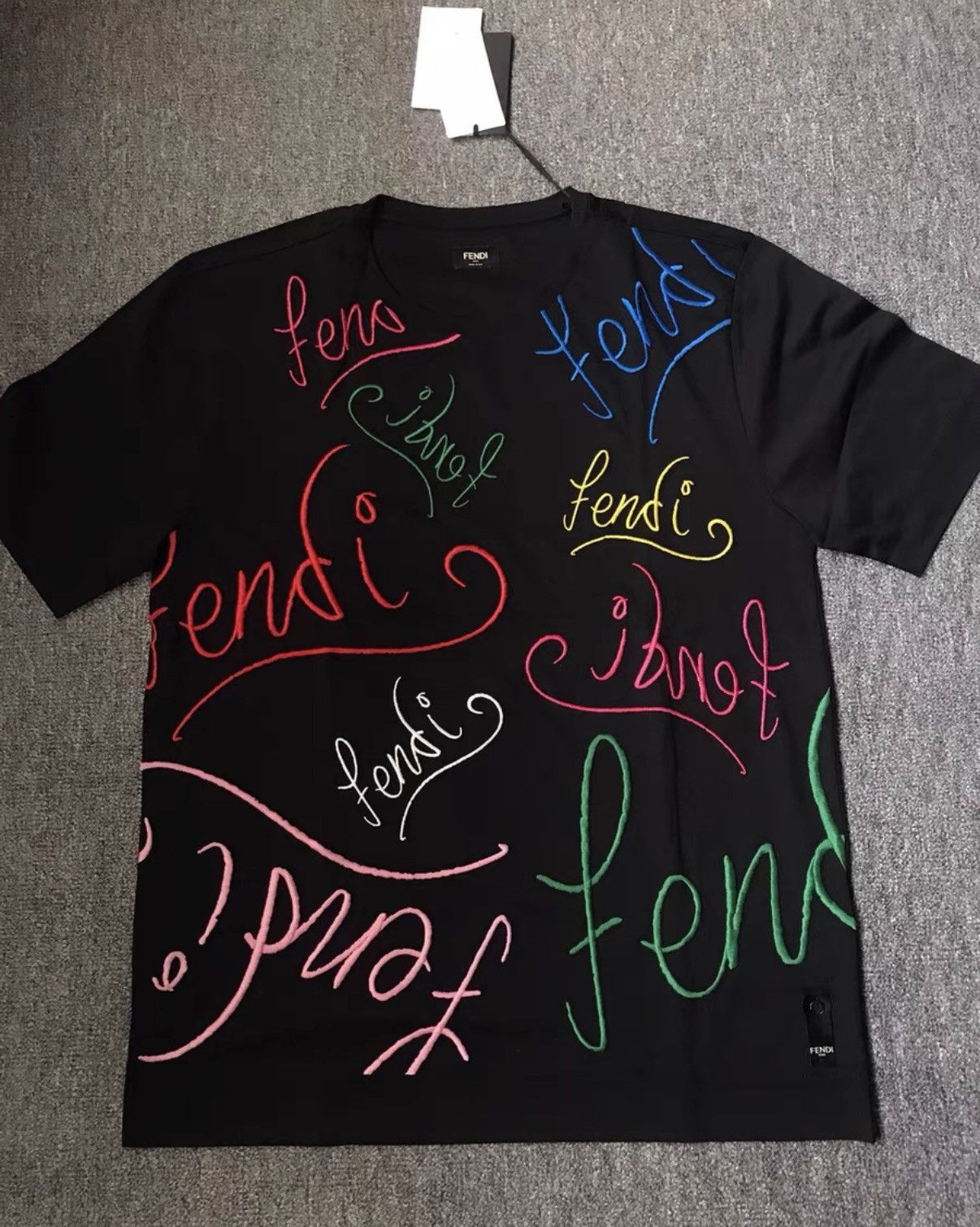 Fendi Fendi Short-Sleeve T-Shirt ~ Size US L / EU 52-54 / 3 - 4 Thumbnail