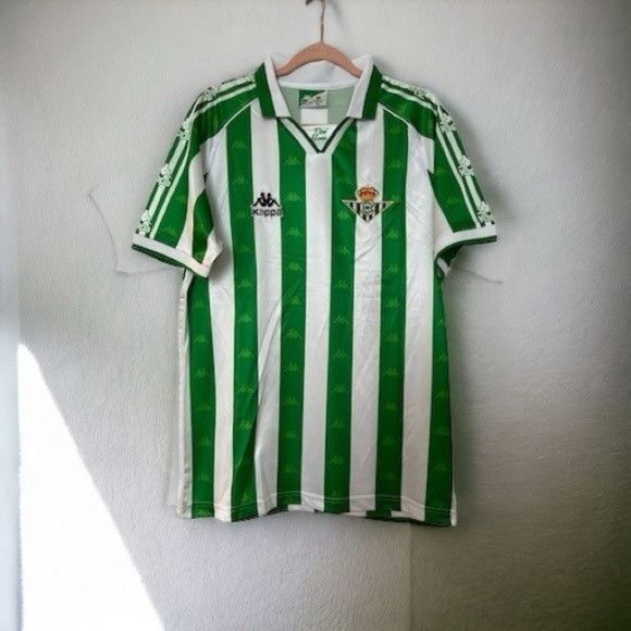 Kappa Real Betis Joaquin #27 Retro Soccer Jersey Home Green 95/97 Size US L / EU 52-54 / 3 - 2 Thumbnail
