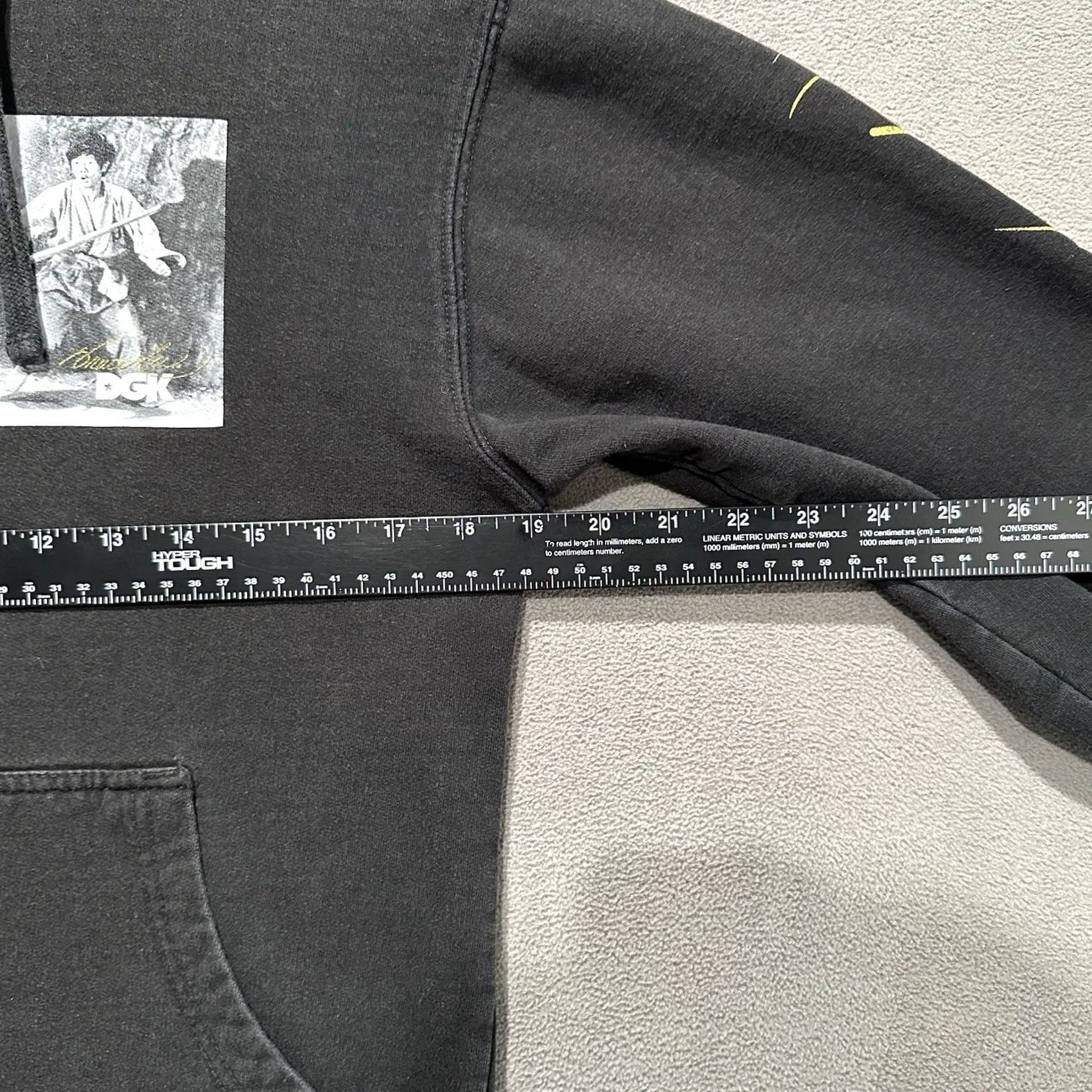 DGK DGK Bruce Lee Sweatshirt Mens Small Black Graphic Print Hoodie Streetwear GUC Size US XL / EU 56 / 4 - 7 Thumbnail