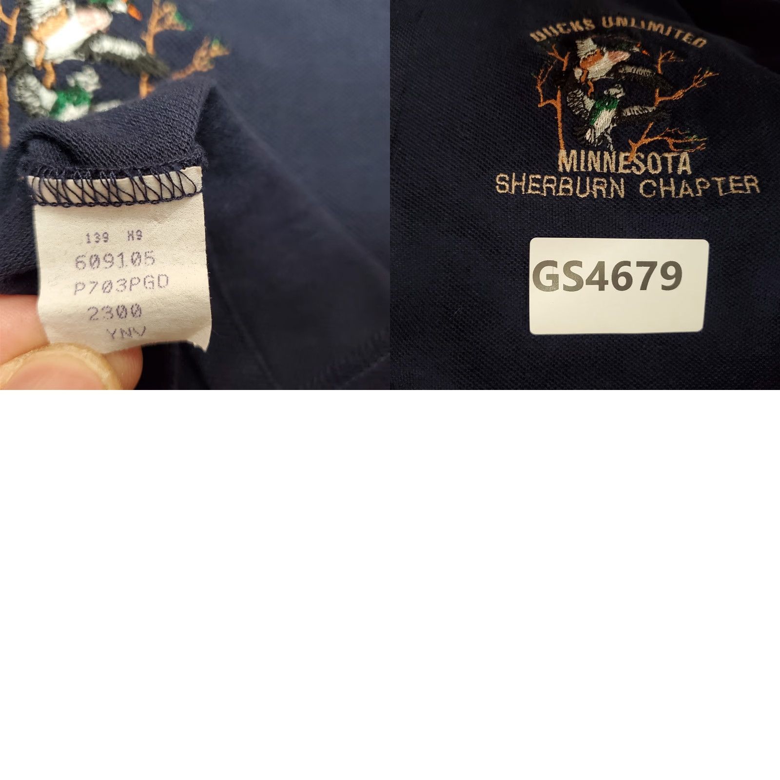 Vintage Ducks Unlimited Shirt Men L Blue Short Sleeve Polo Sherburn Minnesota Casual Size US L / EU 52-54 / 3 - 8 Thumbnail