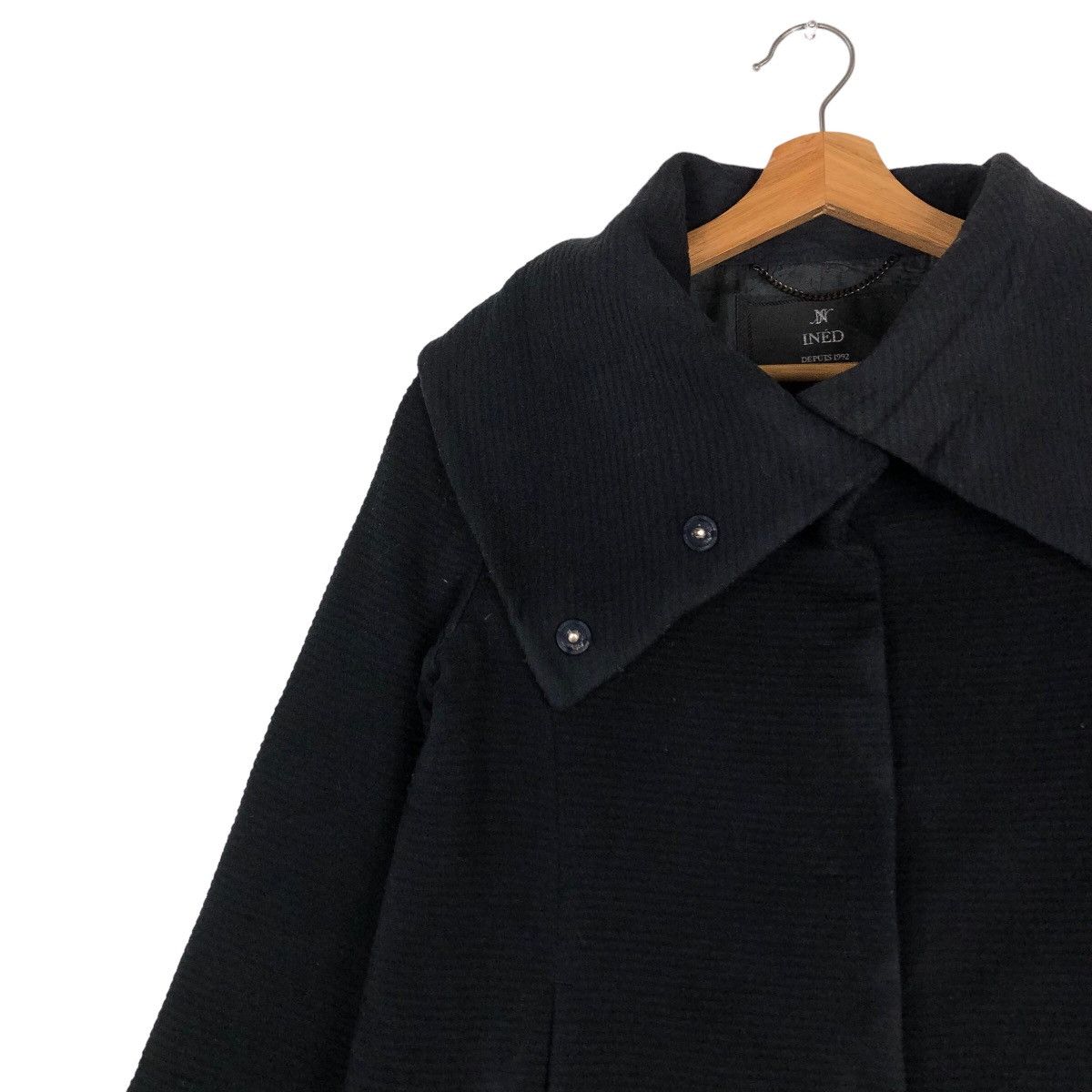 Japanese Brand 🔥Biker Cropped Wool Jacket Ined Japan Made Size US M / EU 48-50 / 2 - 7 Thumbnail