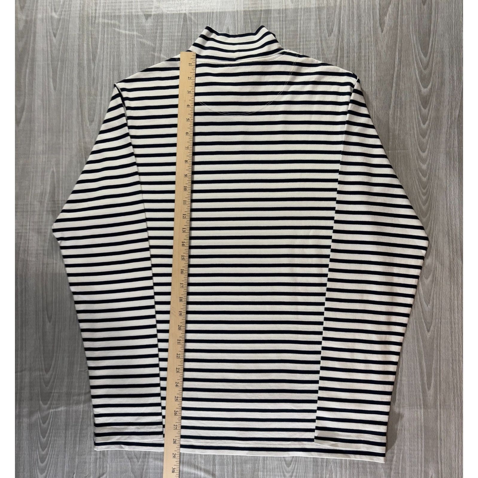 Mr P. Mr P Stripe Turtleneck Nautical pullover jersey size M color Size US M / EU 48-50 / 2 - 7 Thumbnail