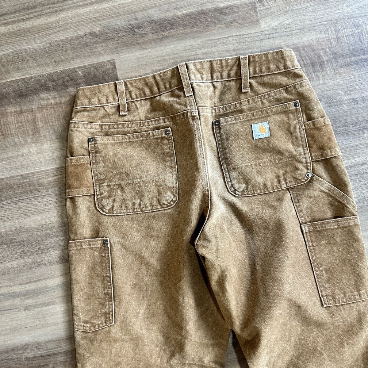 Carhartt × Vintage Carhartt Double Knee Tan Workpants Size 8 32” x 29.5” Size 32" / US 10 / IT 46 - 8 Thumbnail