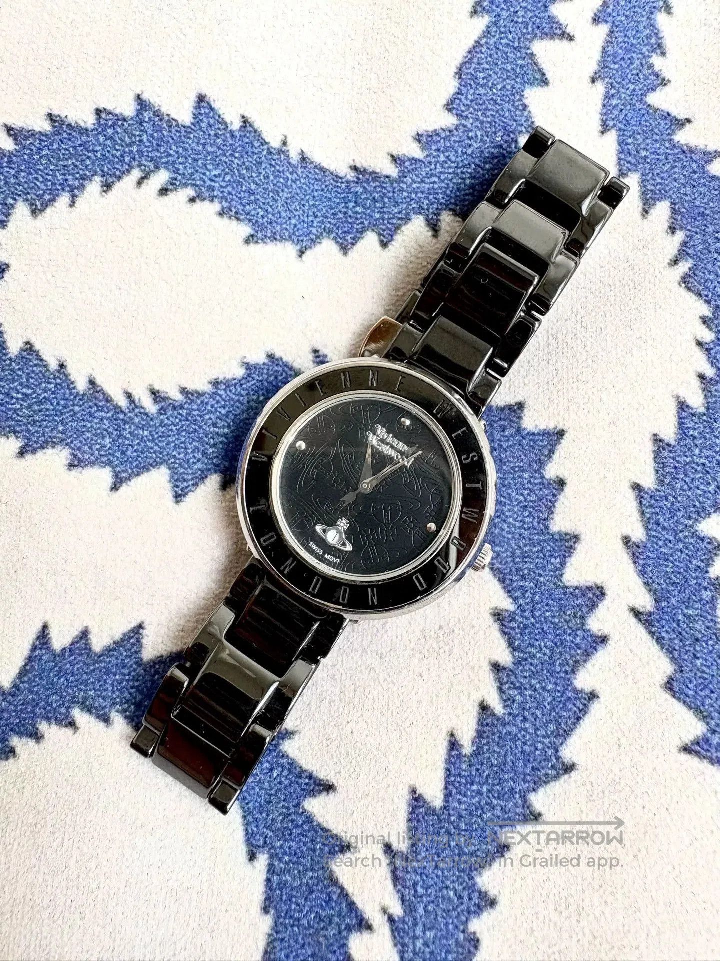 Vivienne Westwood Vivienne Westwood Vintage Black Saturn Ceramic Watch. Size ONE SIZE - 1 Thumbnail