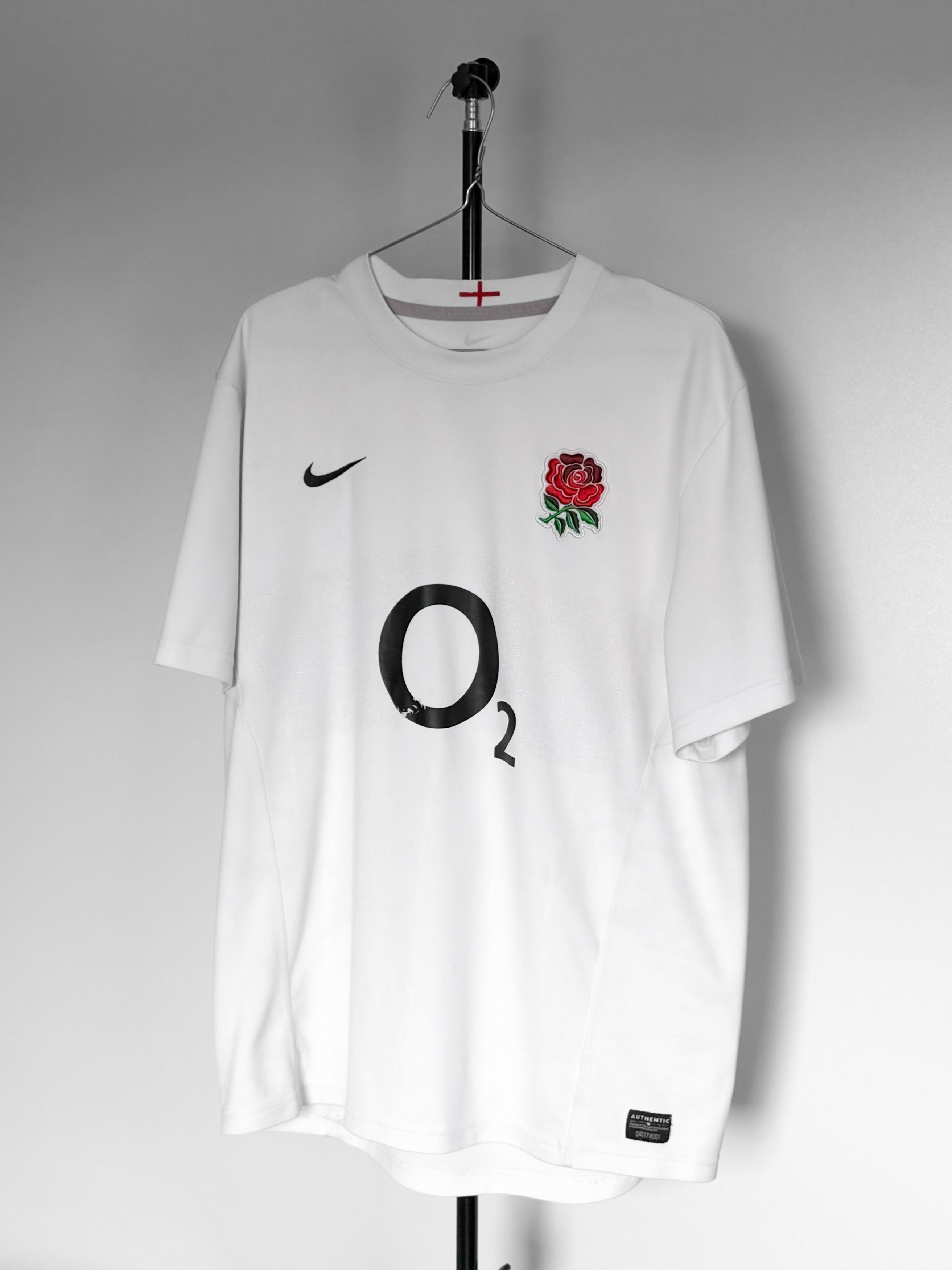 Nike Nike England Rugby Jersey O2 Red Rose Embroidered 2002–05’s Size US L / EU 52-54 / 3 - 1 Thumbnail