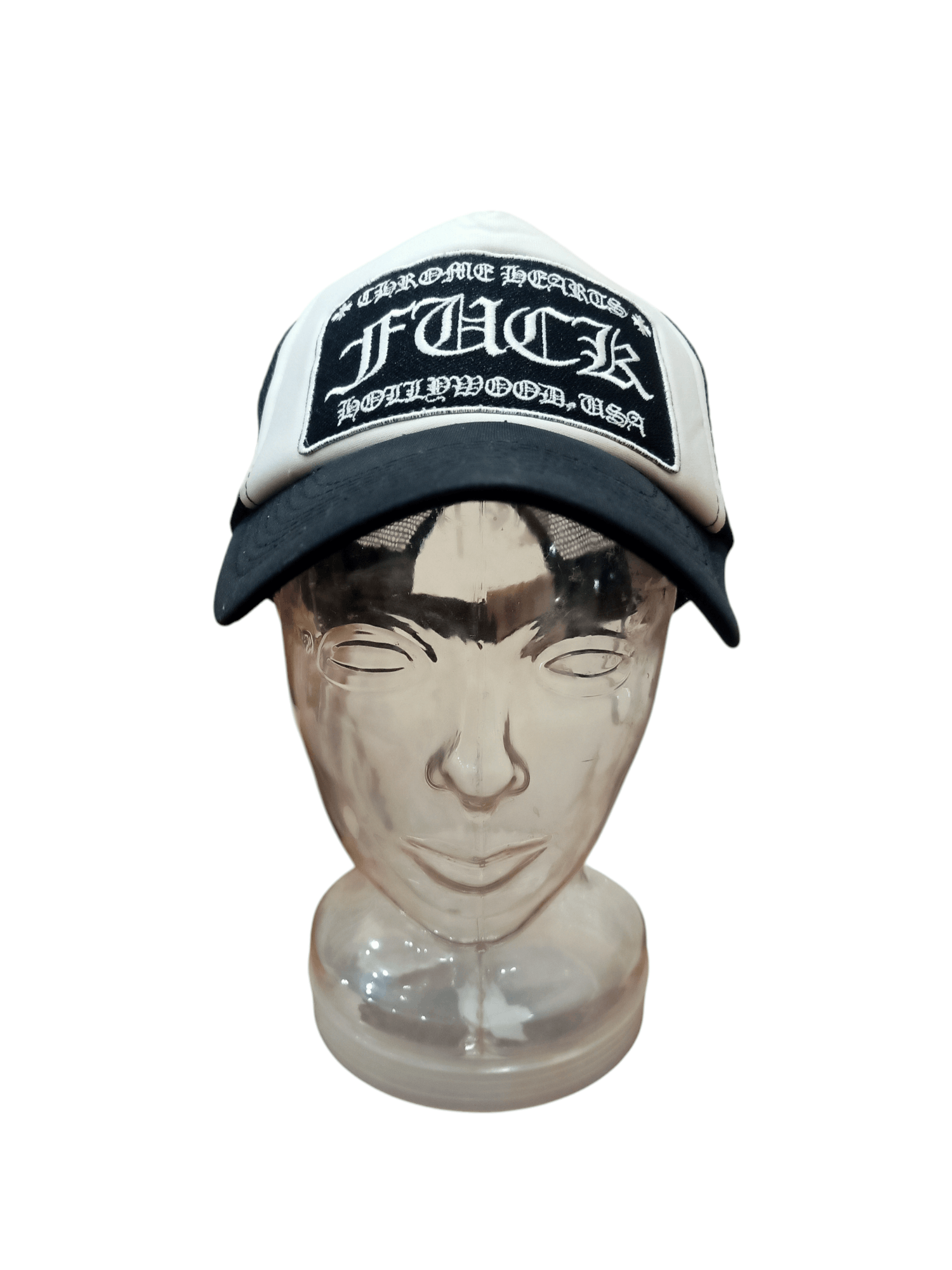 Chrome Hearts × Otto × Vintage Chrome Hearts F*ck Hollywood Trucker Hats Size ONE SIZE - 3 Thumbnail