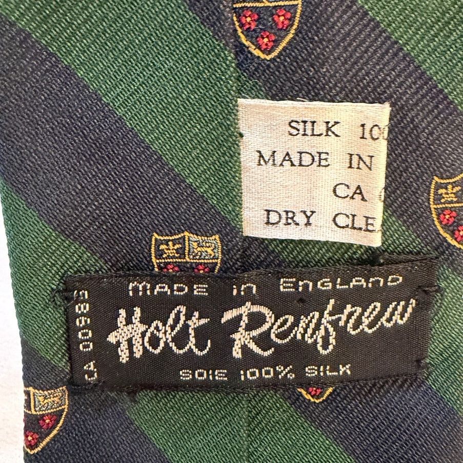 Holt Renfrew Holt Renfrew Vintage 100% Silk Tie - Excellent Condition Size ONE SIZE - 3 Thumbnail