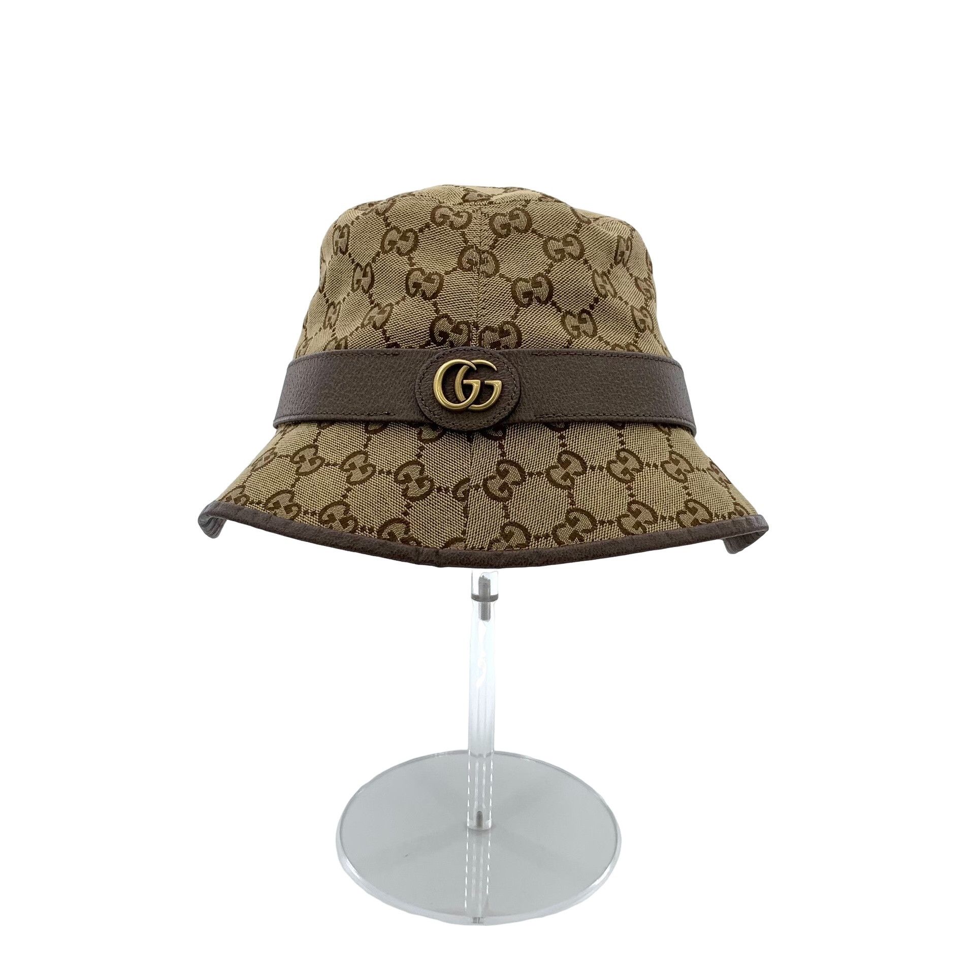 Gucci Gucci GG Supreme Monogram Bucket Hat Size M Size ONE SIZE - 1 Thumbnail