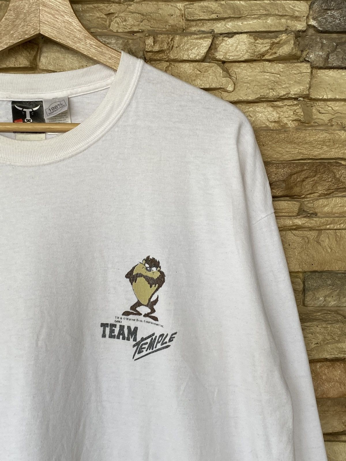 Vintage Vintage TazMania Long Sleeve Tees Size US XL / EU 56 / 4 - 4 Thumbnail