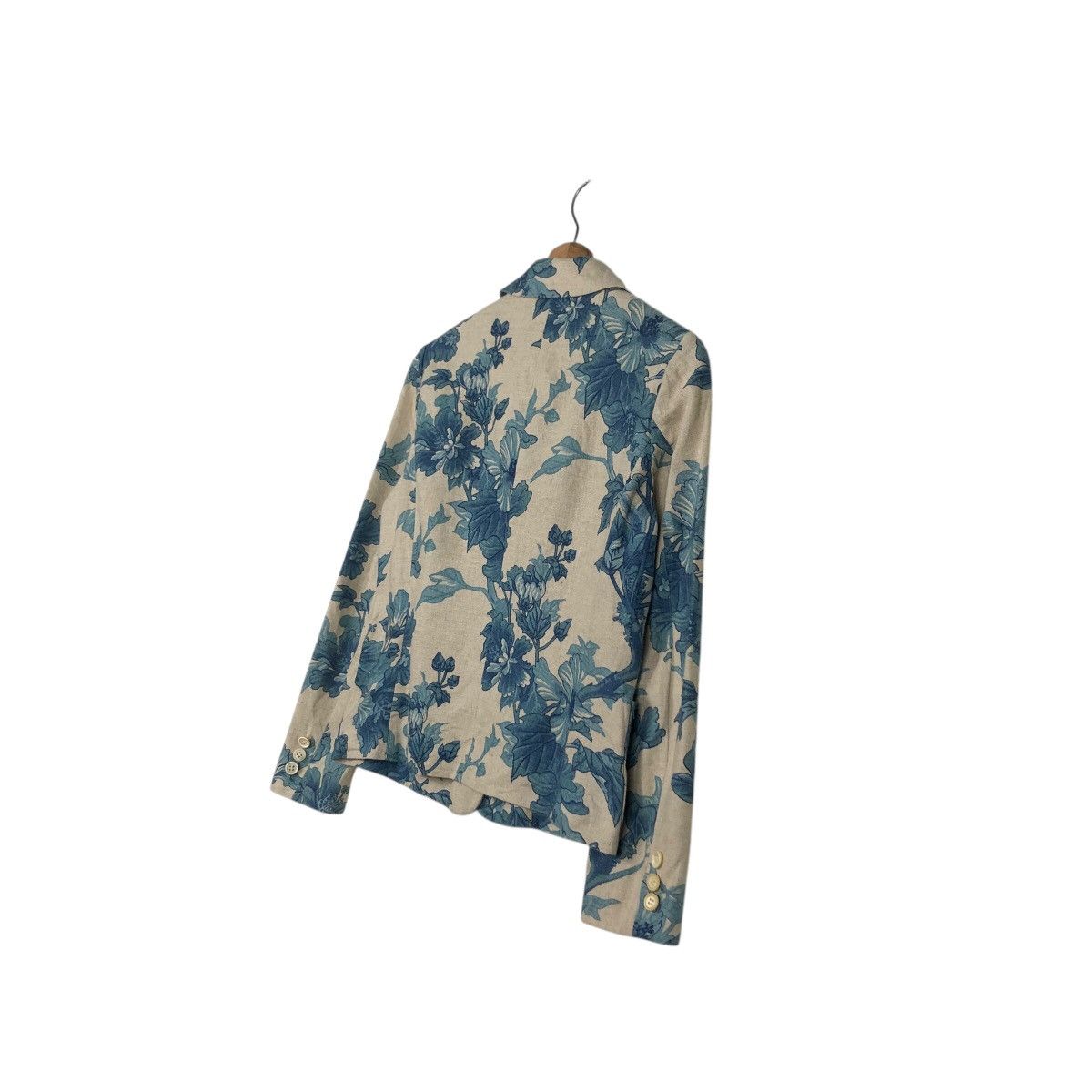 Japanese Brand × Junko Shimada 📌Cropped Biker Jacket 49 Av Junko Shimada Floral Design Size US M / EU 48-50 / 2 - 11 Thumbnail