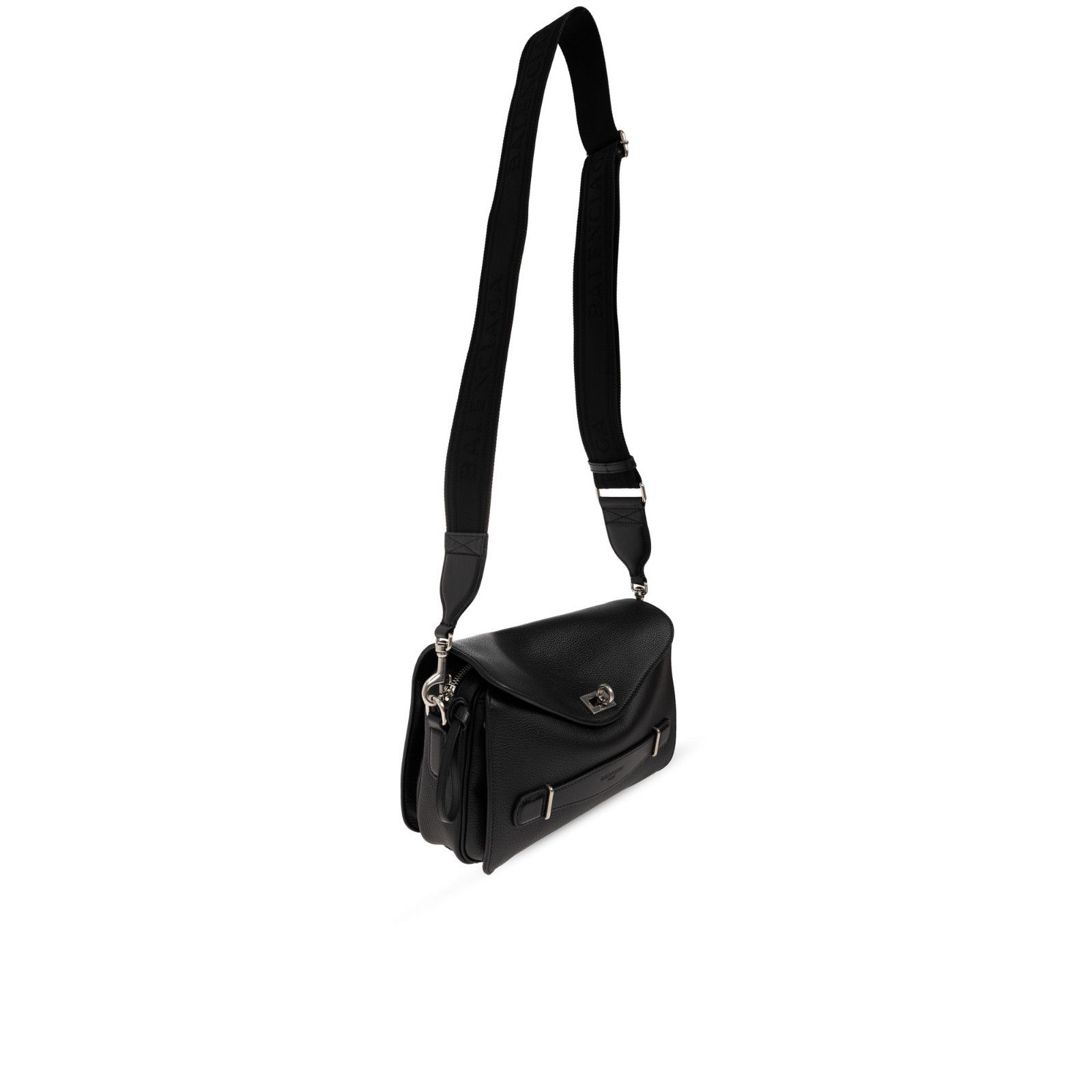 Balenciaga BALENCIAGA Le 7 Cube $2990 Black Small Messenger Bag New & A Size ONE SIZE - 3 Thumbnail
