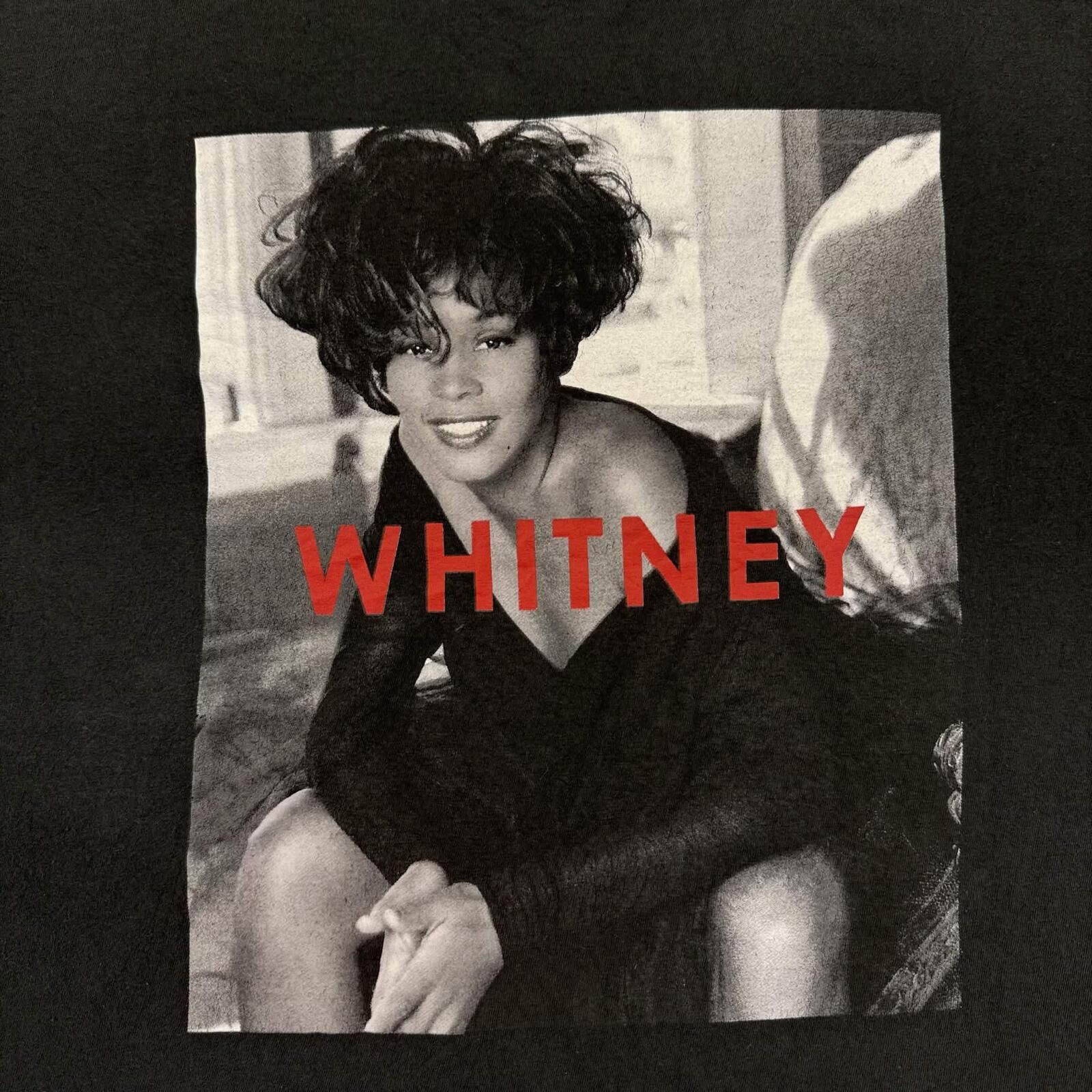 Other Whitney Houston Graphic T-Shirt Men's XL Black Short Sleeve Size ONE SIZE - 4 Thumbnail