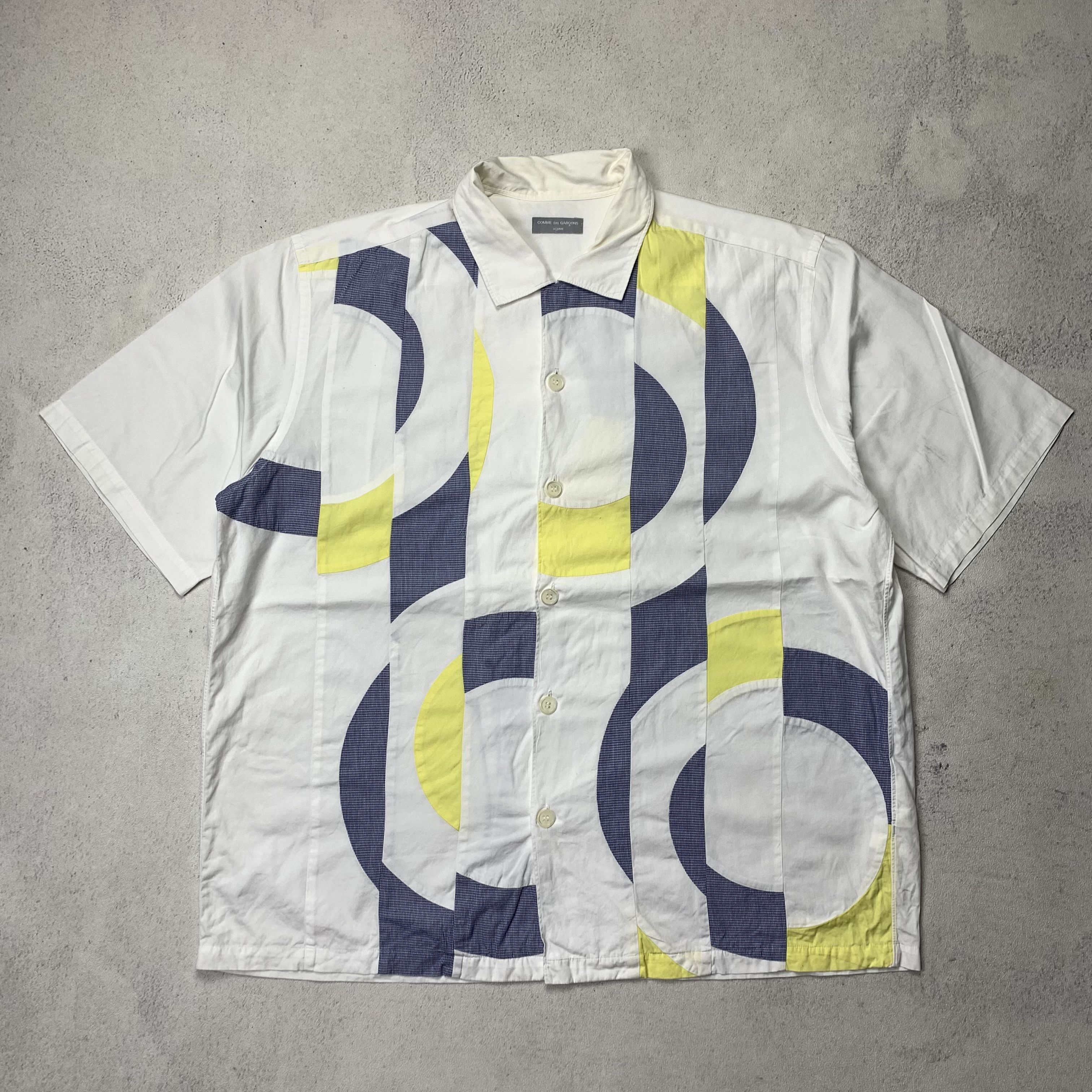Comme des Garcons CDGH Comme Des Garcons Homme Cut and Sew Abstract ...