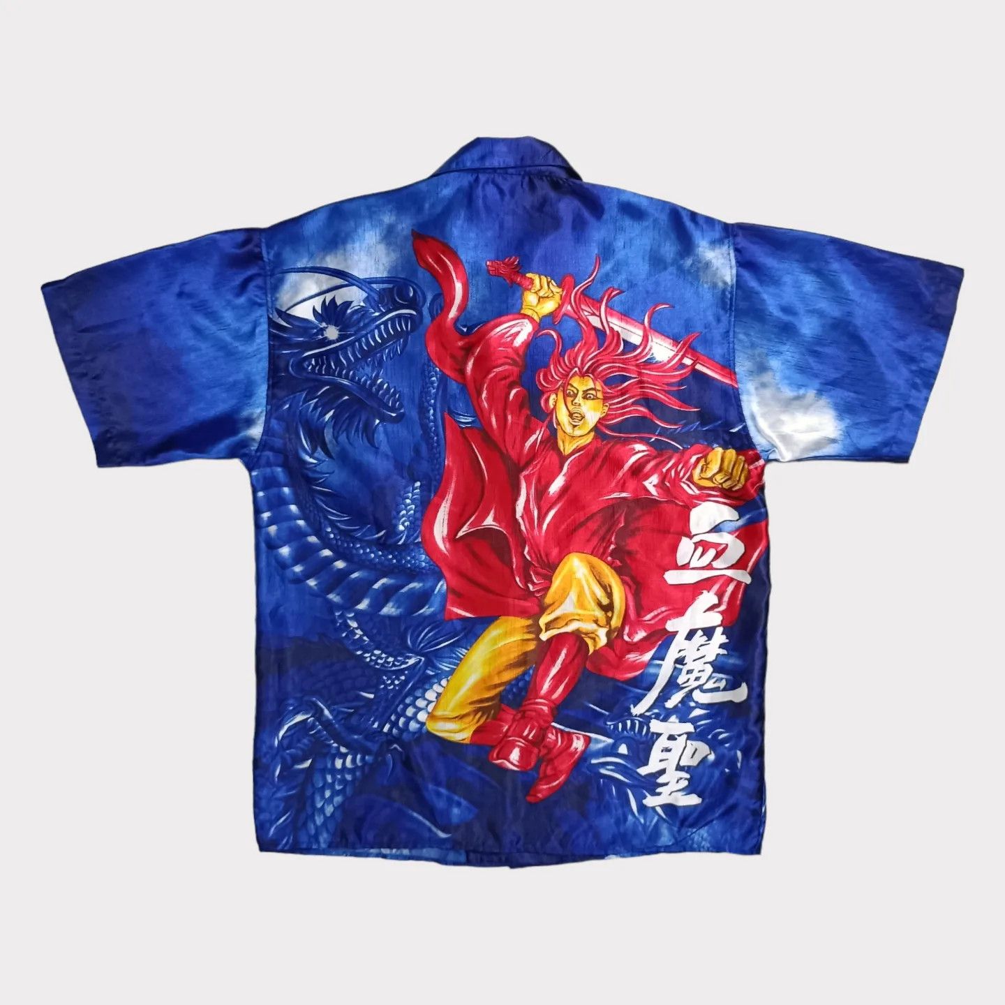 Japanese Brand × Vintage Rare Trust AOP Samurai Button up Shirt 👺 Size US L / EU 52-54 / 3 - 3 Thumbnail