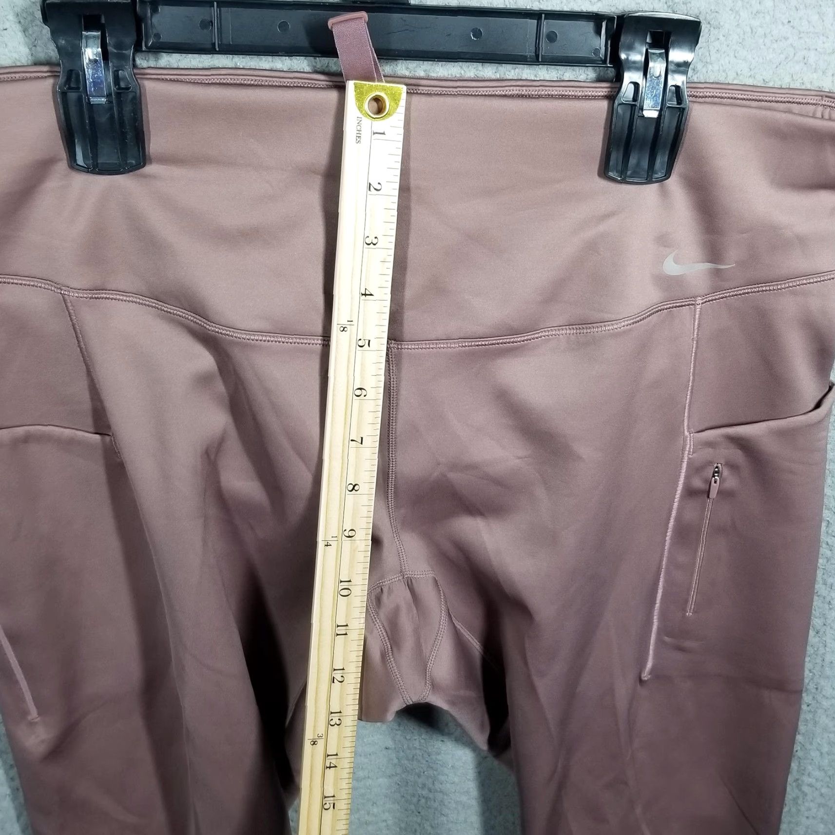 Nike Nike Go Dri-FIT High Rise 7/8 Leggings Rose DV4902-208 Womens 2X Plus NWOT Size 40" / US 18 - 6 Thumbnail