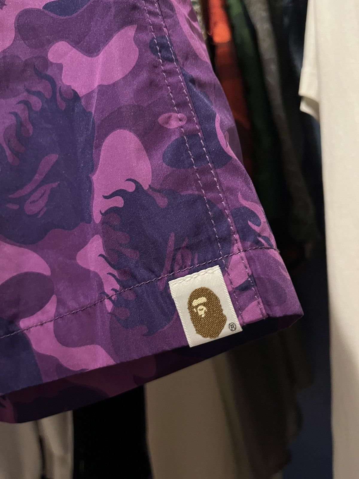 Bape Fire Camo Shorts Size US 34 / EU 50 - 4 Thumbnail