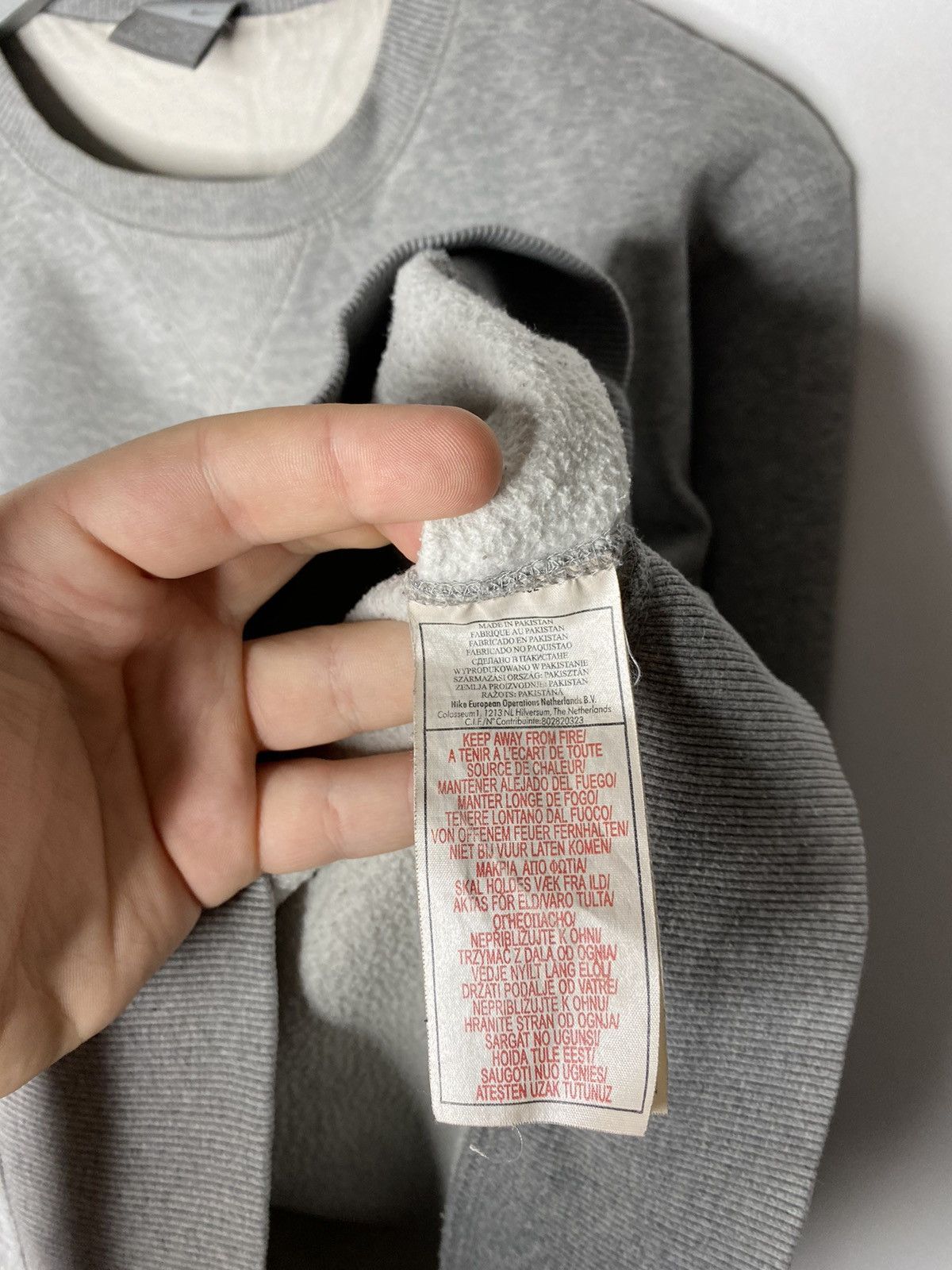 Nike × Vintage 🔥Men’s Vintage Nike Sweatshirt Mini Swoosh Drill Y2K🔥 Size US L / EU 52-54 / 3 - 6 Thumbnail