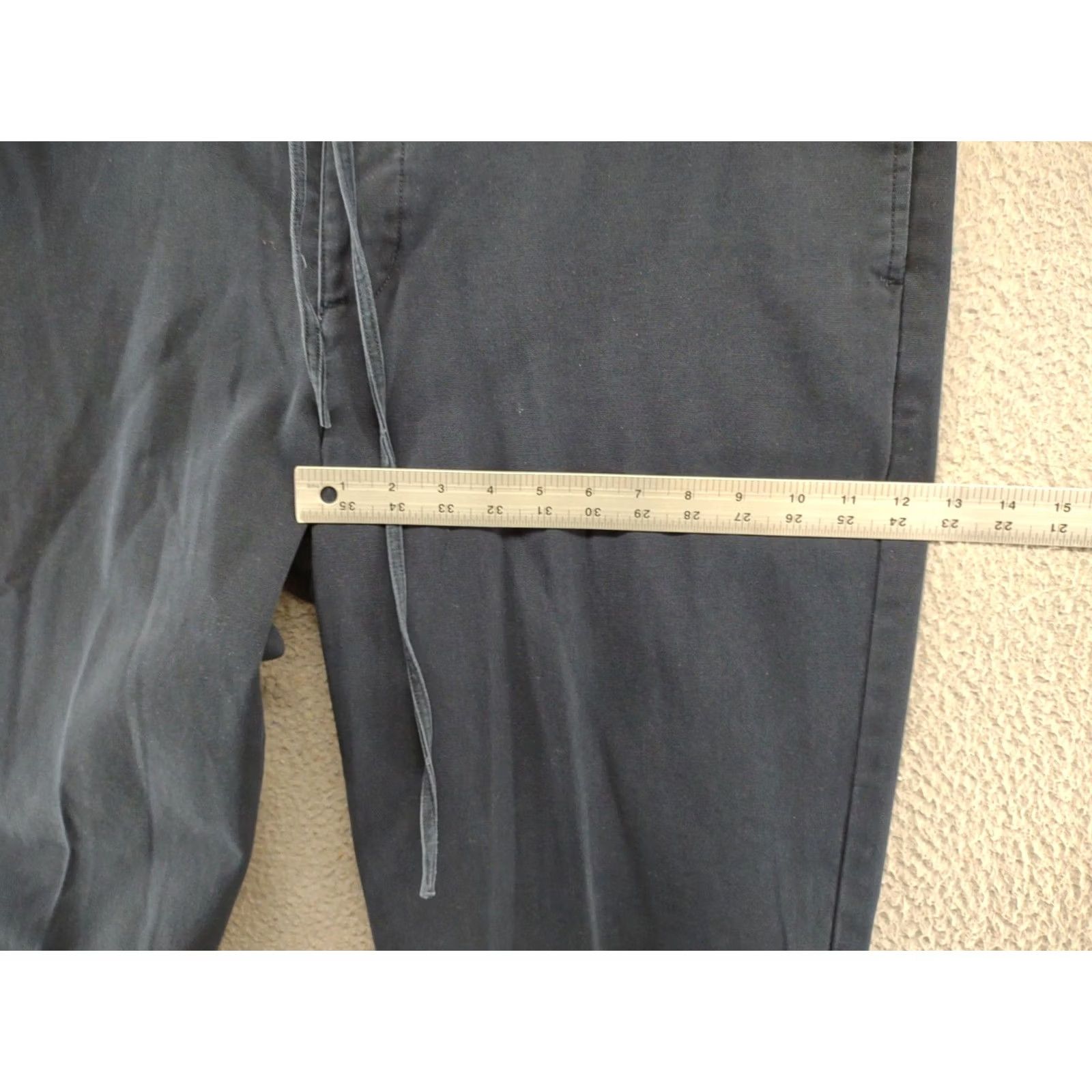 Lands' End Lands' End Men's Scrub Type Pants in Size 36 Blue Drawstring Button Fly Relaxed Cotton 29 Inseam Size US 36 / EU 52 - 7 Thumbnail